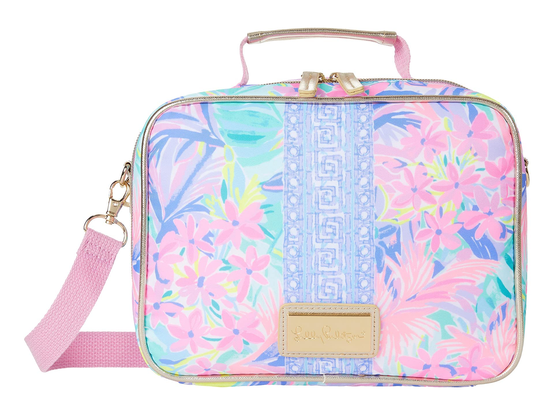 Lilly Pulitzer Insulated Lunch Box for Women - Cute & Functional Lunch Cooler Bag with Adjustable Removable Shoulder Strap - Perfect for Work, School, Picnics & Beach Outings