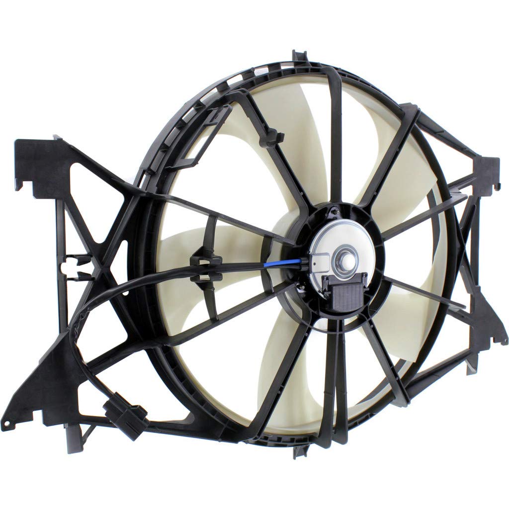 Dodge Ram 1500/2500 Cooling Fan Assembly Replacement 2009-2019 5.7L/6.4L V8 - Compatible with CH3115166 & 55056948AD - Perfect for Radiator and A/C Condenser Cooling System Upgrade