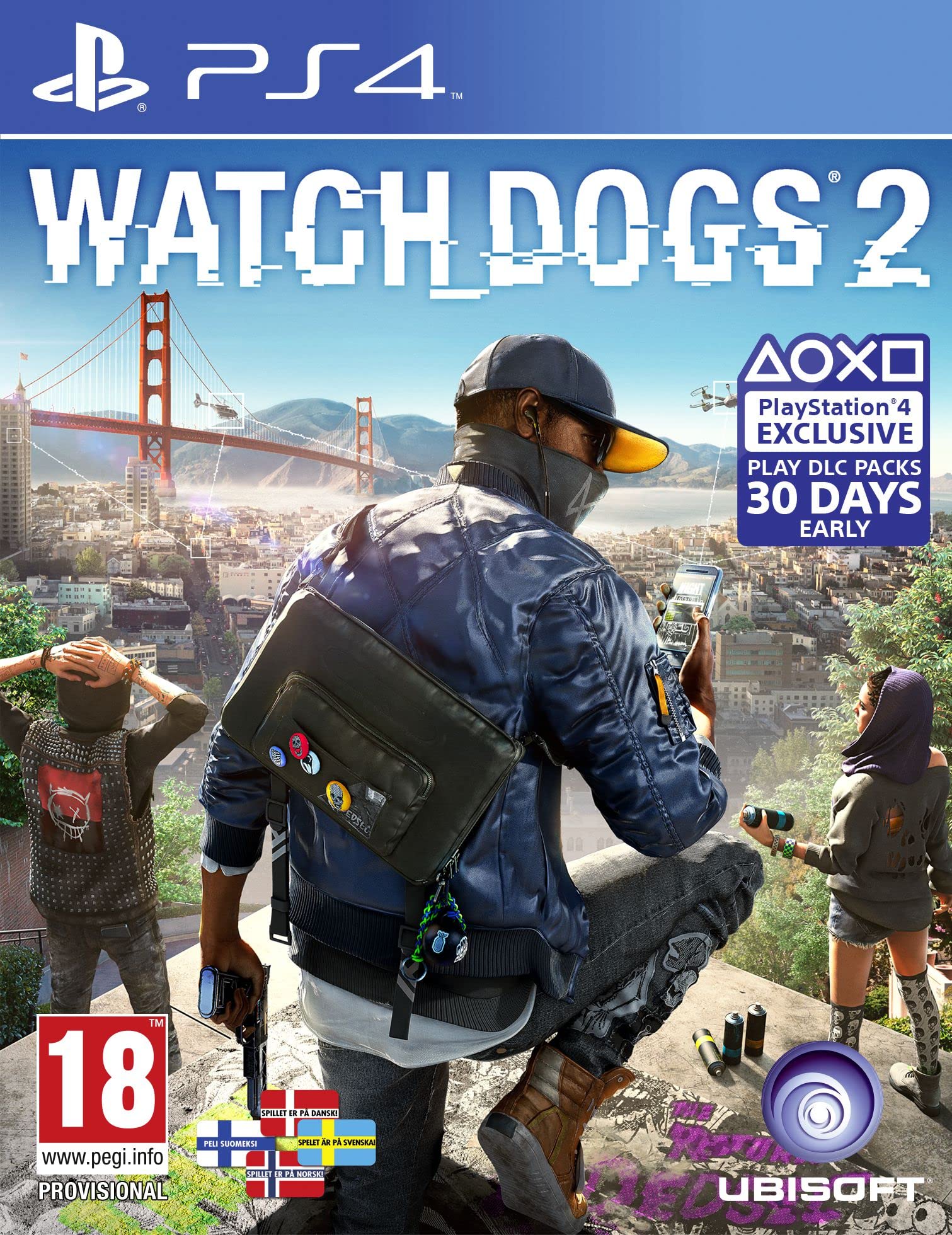 Watch Dogs 2 - PlayStation 4 Game | Open World Action Adventure | Hack & Explore San Francisco | Perfect for Gamers & Tech Enthusiasts