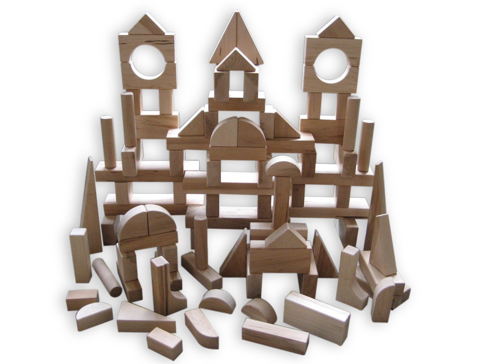 Beka 90-Piece Special Shapes Wooden Blocks Set - Educational Building Toys for Kids - Perfect for STEM Learning, Creative Play & Preschool Development