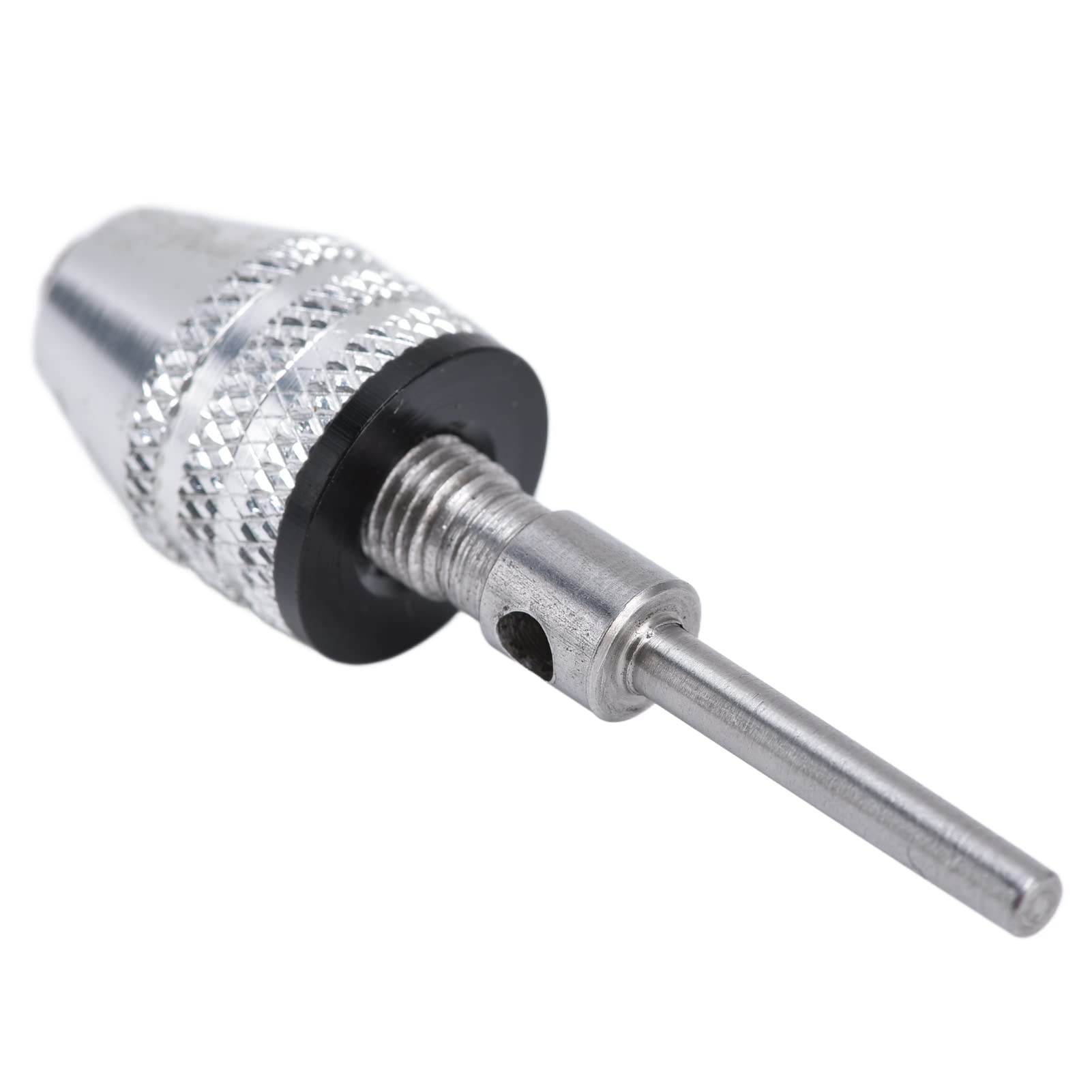 High-Speed Drill Bit Conversion Tool - 0.3-3.4mm Keyless Chuck Adapter for Electric Grinders & Screwdrivers | Carbon Steel Construction | Perfect for DIY Projects, Woodworking & Metalworking