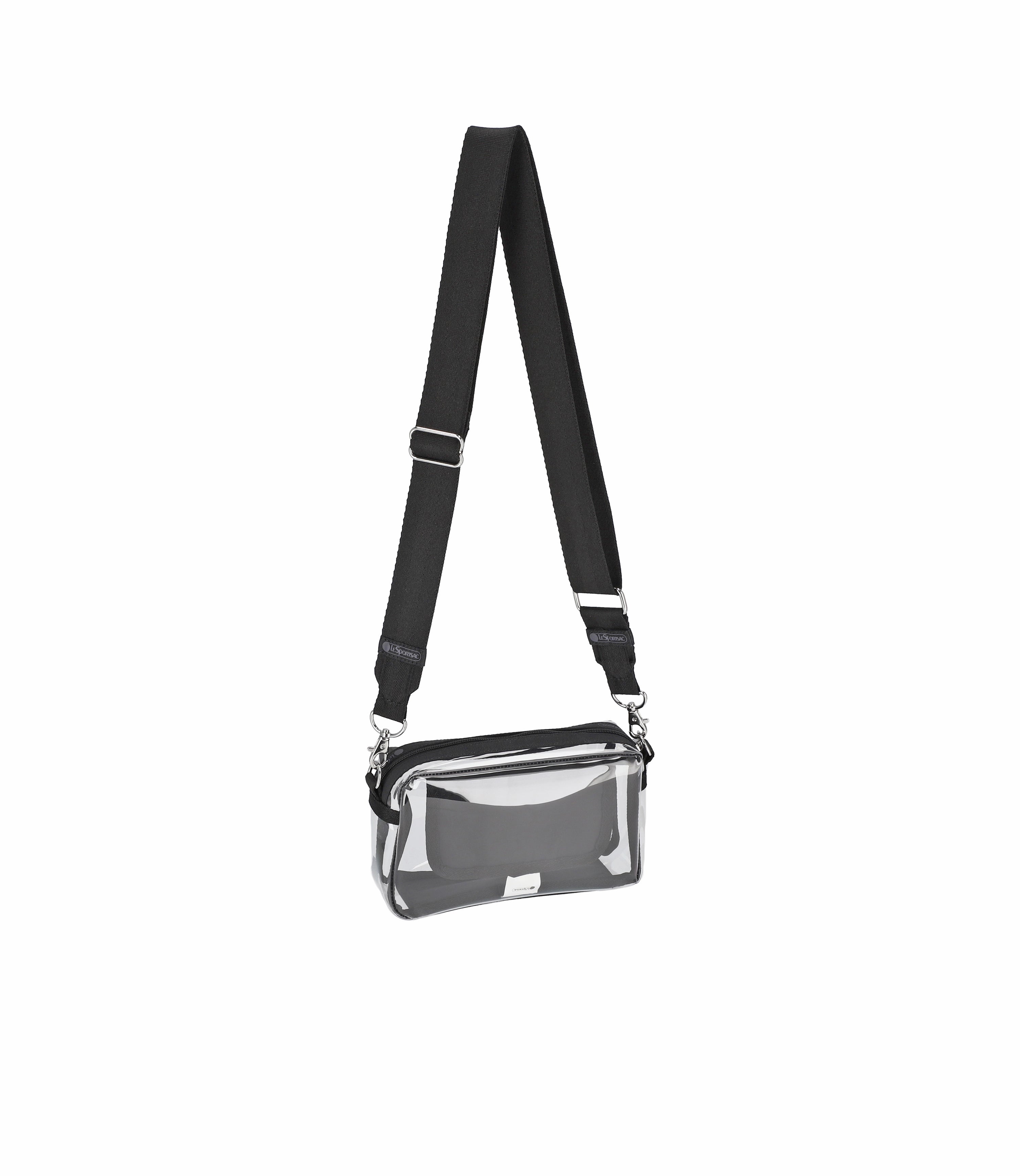 Clear East/West Phone Crossbody Bag for Women - Stylish & Secure Crossbody Purse with Adjustable Strap - Perfect for Travel, Shopping, and Everyday Use