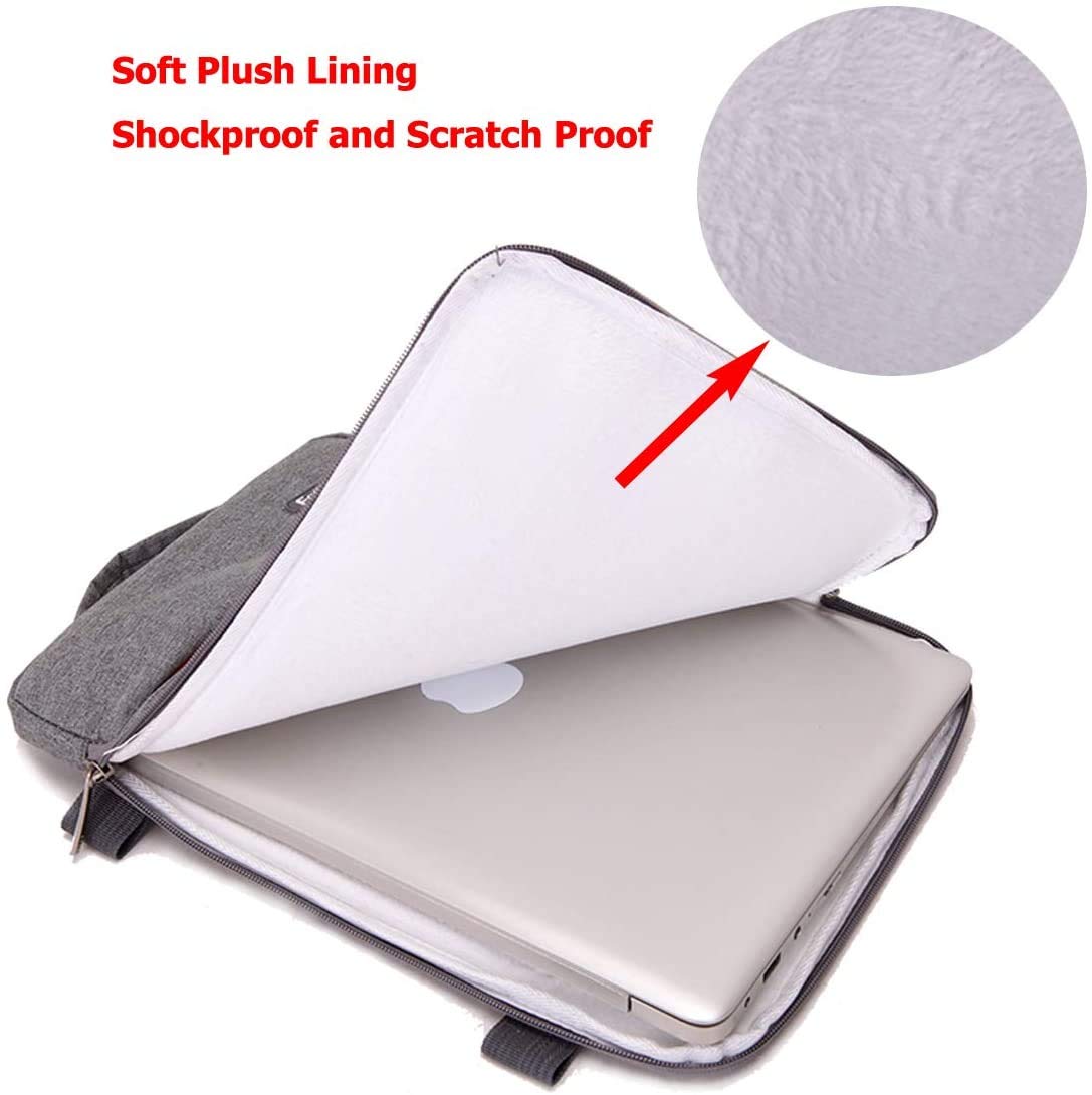 Waterproof Laptop Sleeve for 12-15 Inch MacBook & Windows Laptops - Slim Protective Carrying Case for Travel, Work & School