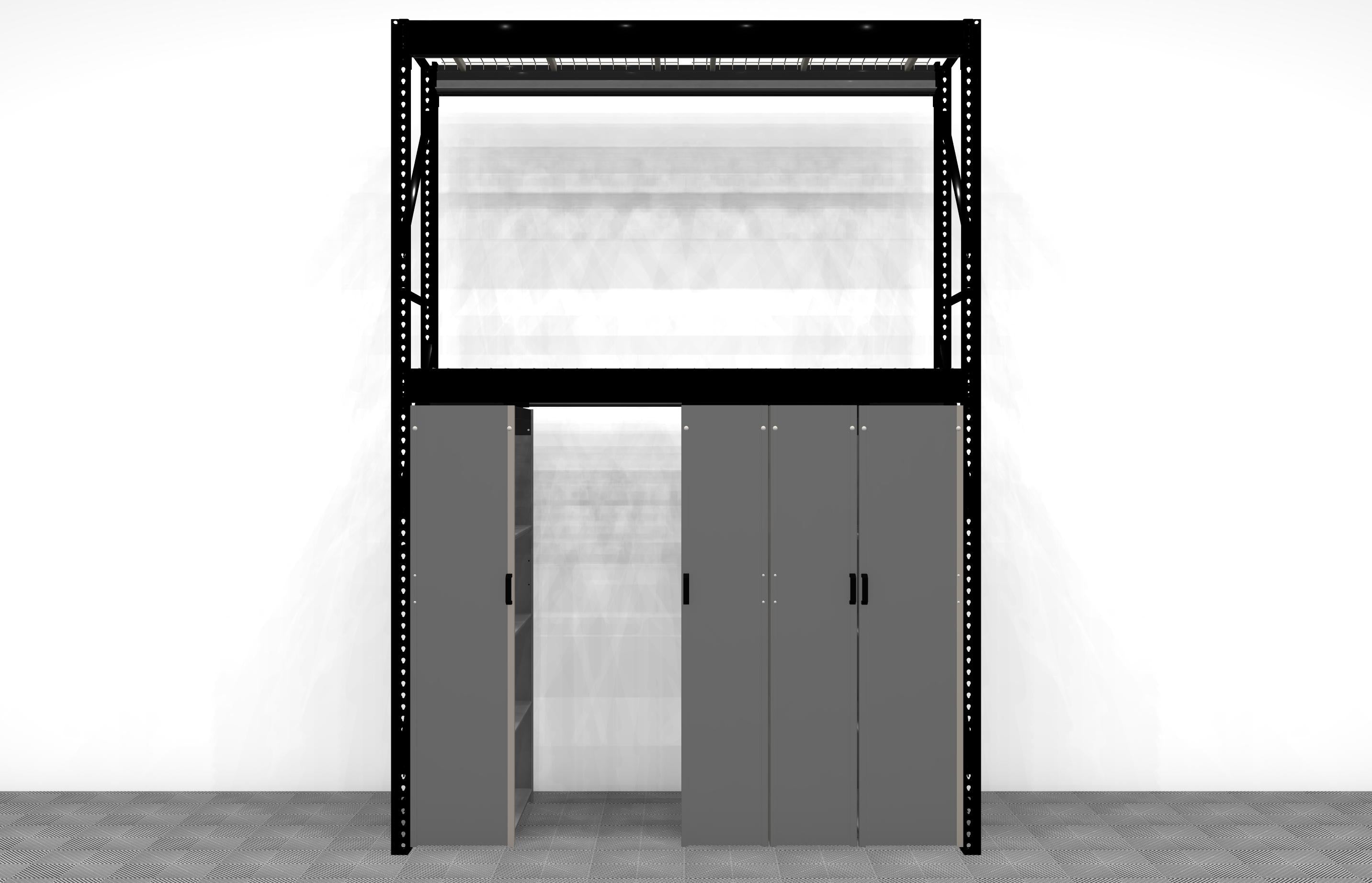 Levrack Heavy Duty Storage Shelving Units - Durable Metal Shelves for Garage, Warehouse & Home Organization