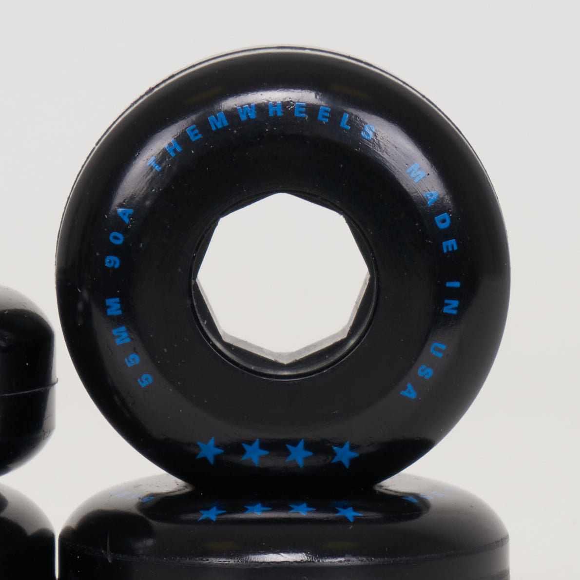 THEM Premium 55mm Skateboard Wheels - Made in USA | High-Performance Wheels for Street Skating & Park Riding