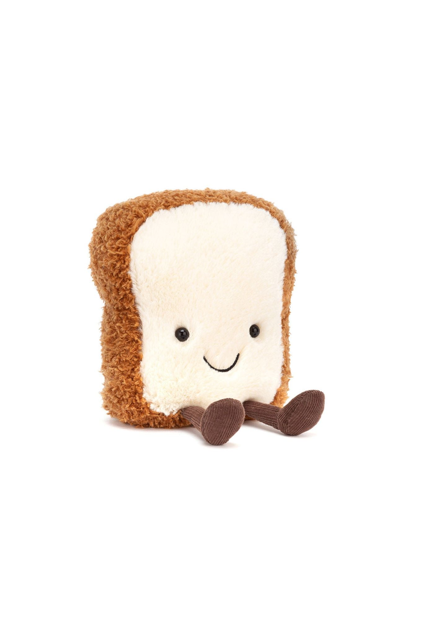 Jellycat Amuseables Toast Plush Toy - Soft & Cuddly Bread Slice Stuffed Animal for Kids & Adults | Perfect Gift for Breakfast Lovers, Home Decor, and Playtime