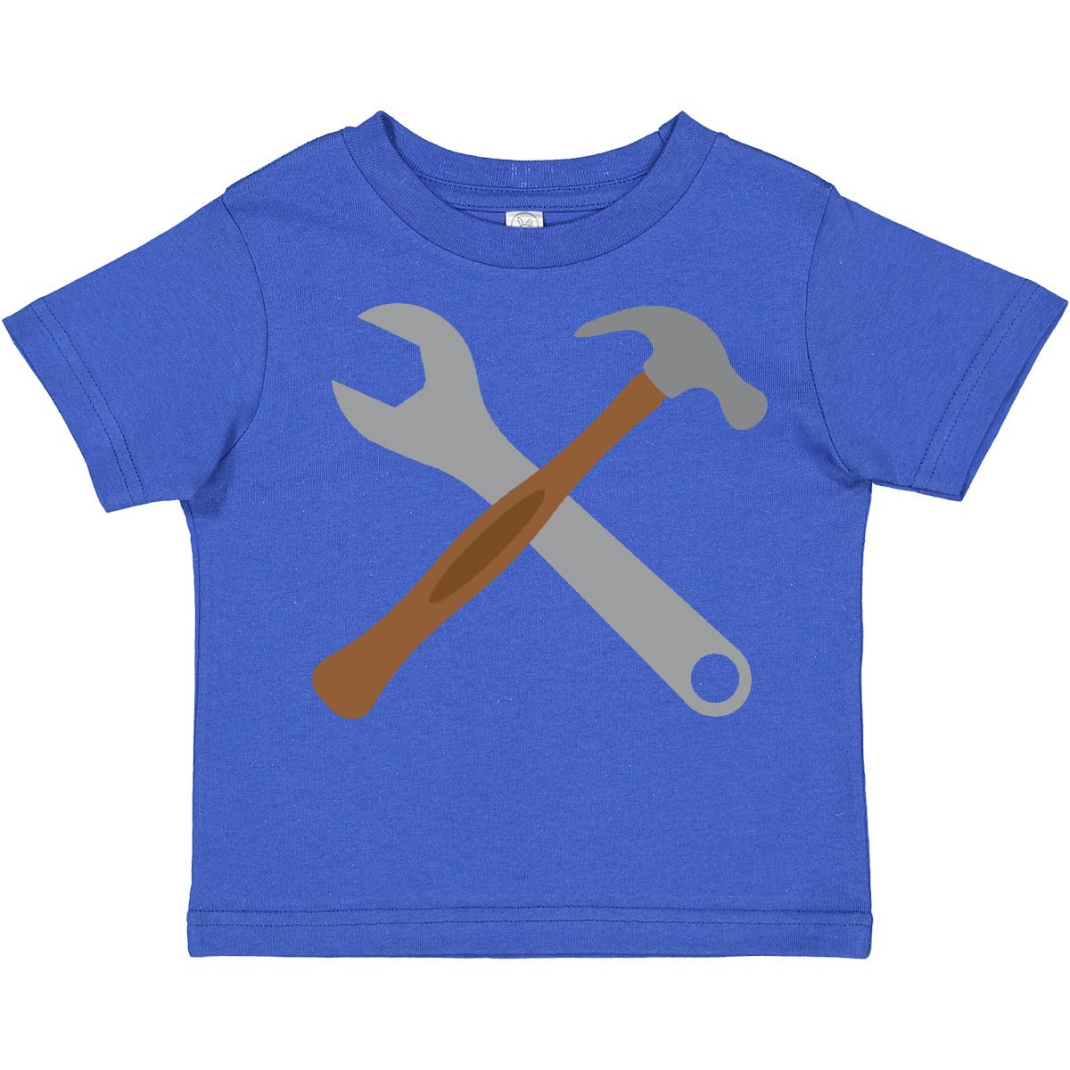 Inktastic Future Carpenter Tools Hammer Wrench Toddler T-Shirt - Cute Construction Theme Outfit for Kids & Toddlers - Perfect for Playdates, Birthday Parties & DIY Family Projects