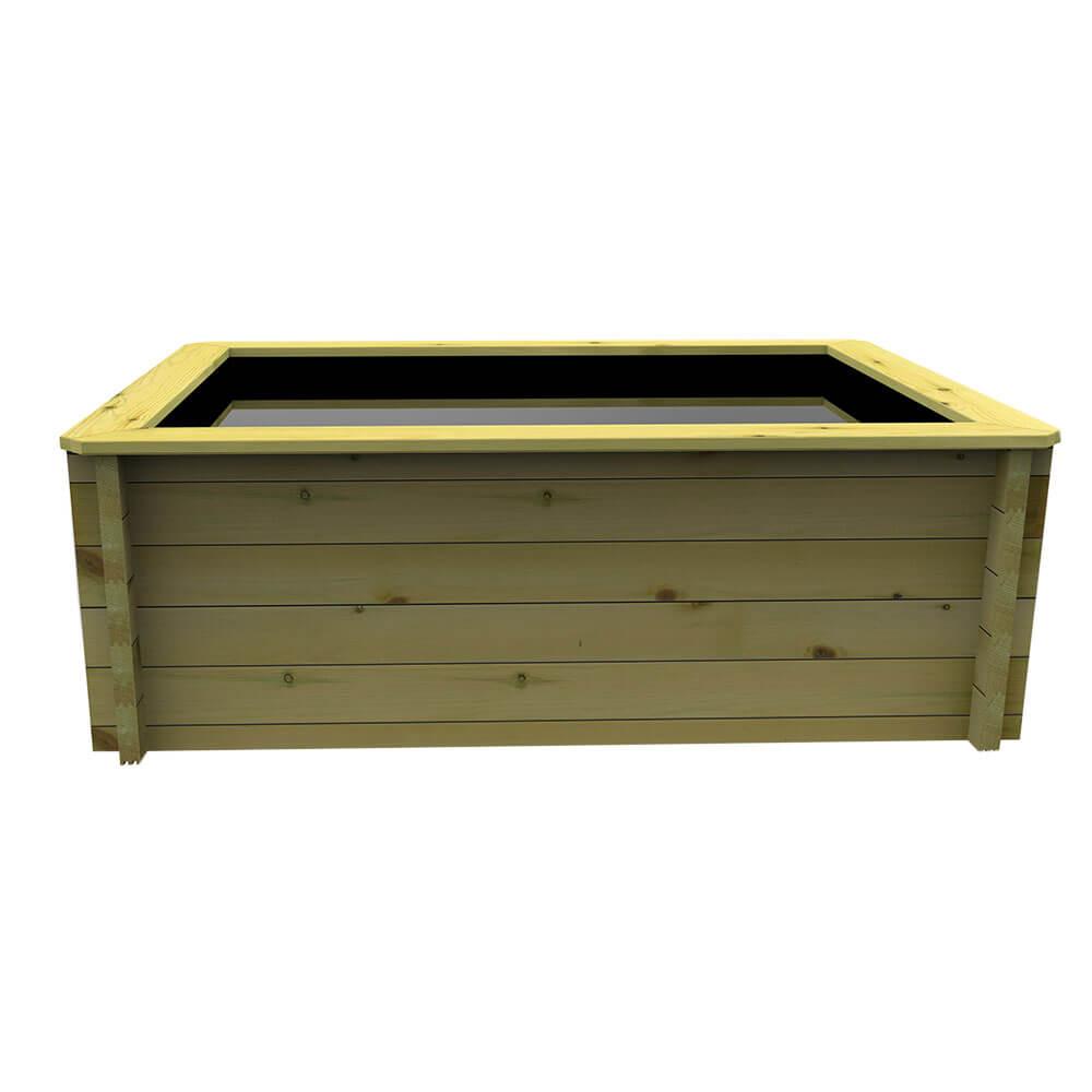 Premium 2m x 1.5m Wooden Garden Pond by The Garden Timber Company - Perfect for Outdoor Landscaping, Backyard Water Features & Koi Fish Ponds