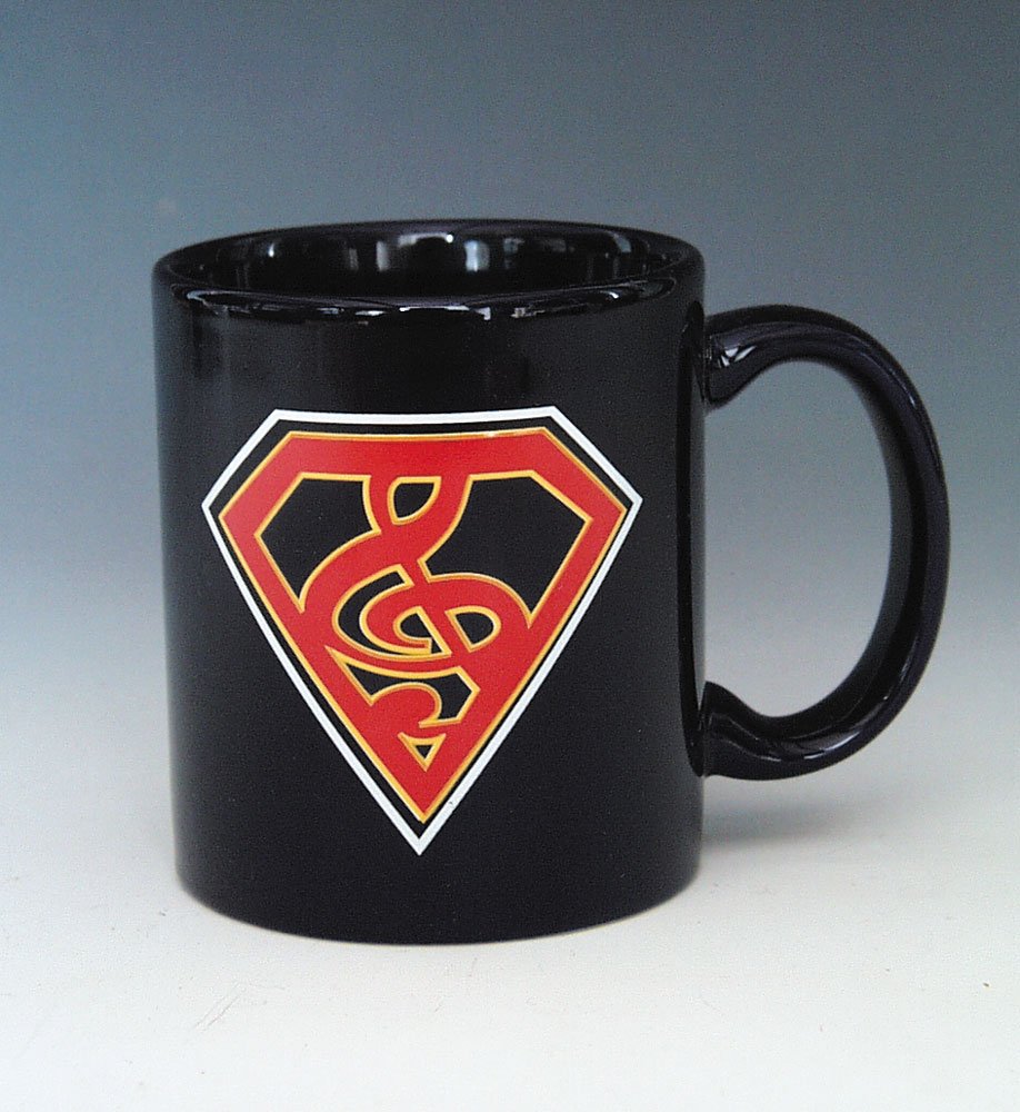 Premium Super Clef Ceramic Coffee Mug - 15oz Insulated Travel Mug with Lid, Perfect for Home, Office & Outdoor Use - Great Gift for Coffee & Tea Lovers