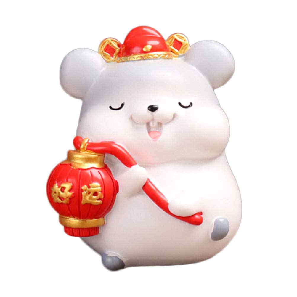BESPORTBLE Adorable Mouse Piggy Bank - Money Saving Coin Bank for Kids & Adults, Chinese Zodiac Rat Figure, Home Decor & Gift for Living Room | Perfect for Birthday, Christmas & Savings Goals