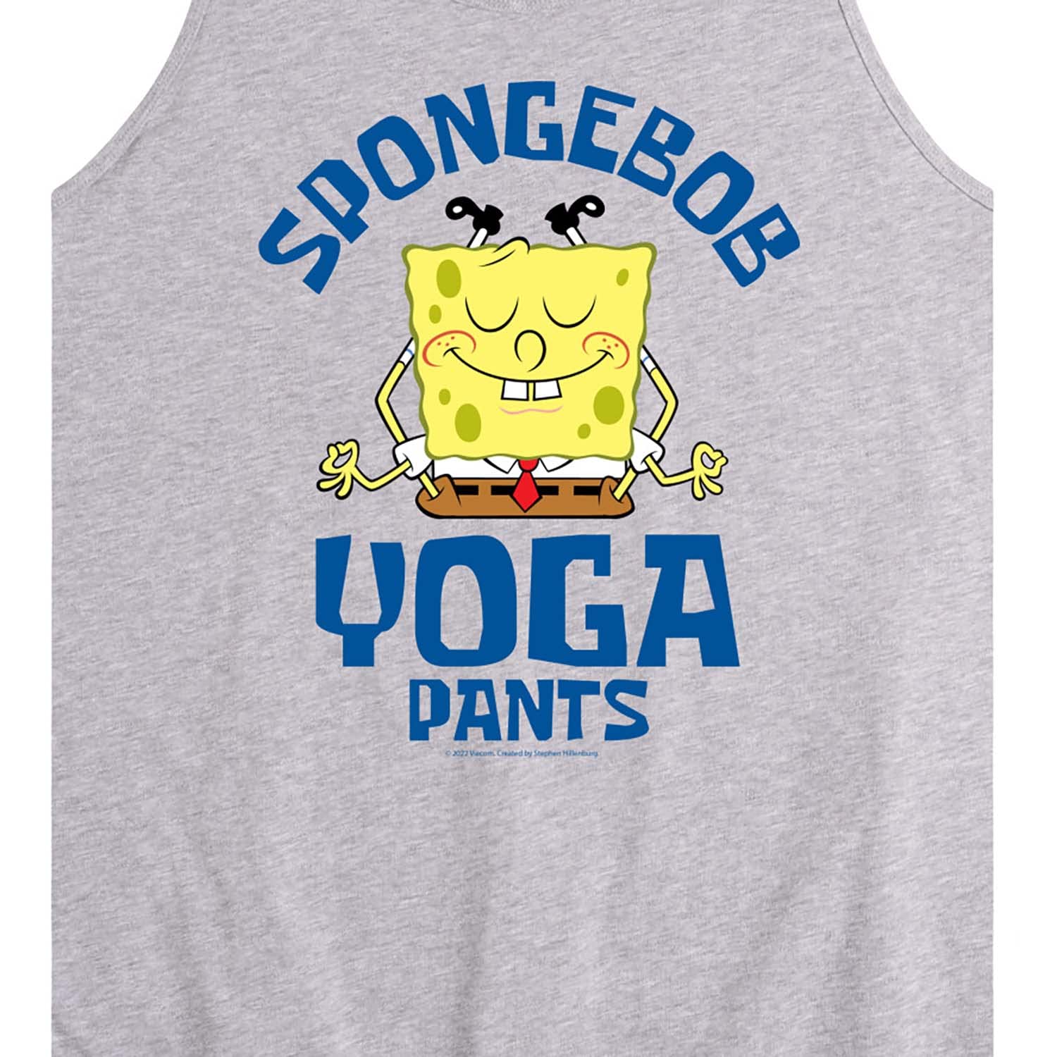 SpongeBob SquarePants Yoga Pants & Men's Jersey Tank Top Set - Comfortable Cartoon Character Workout Clothes for Gym, Lounge & Cosplay
