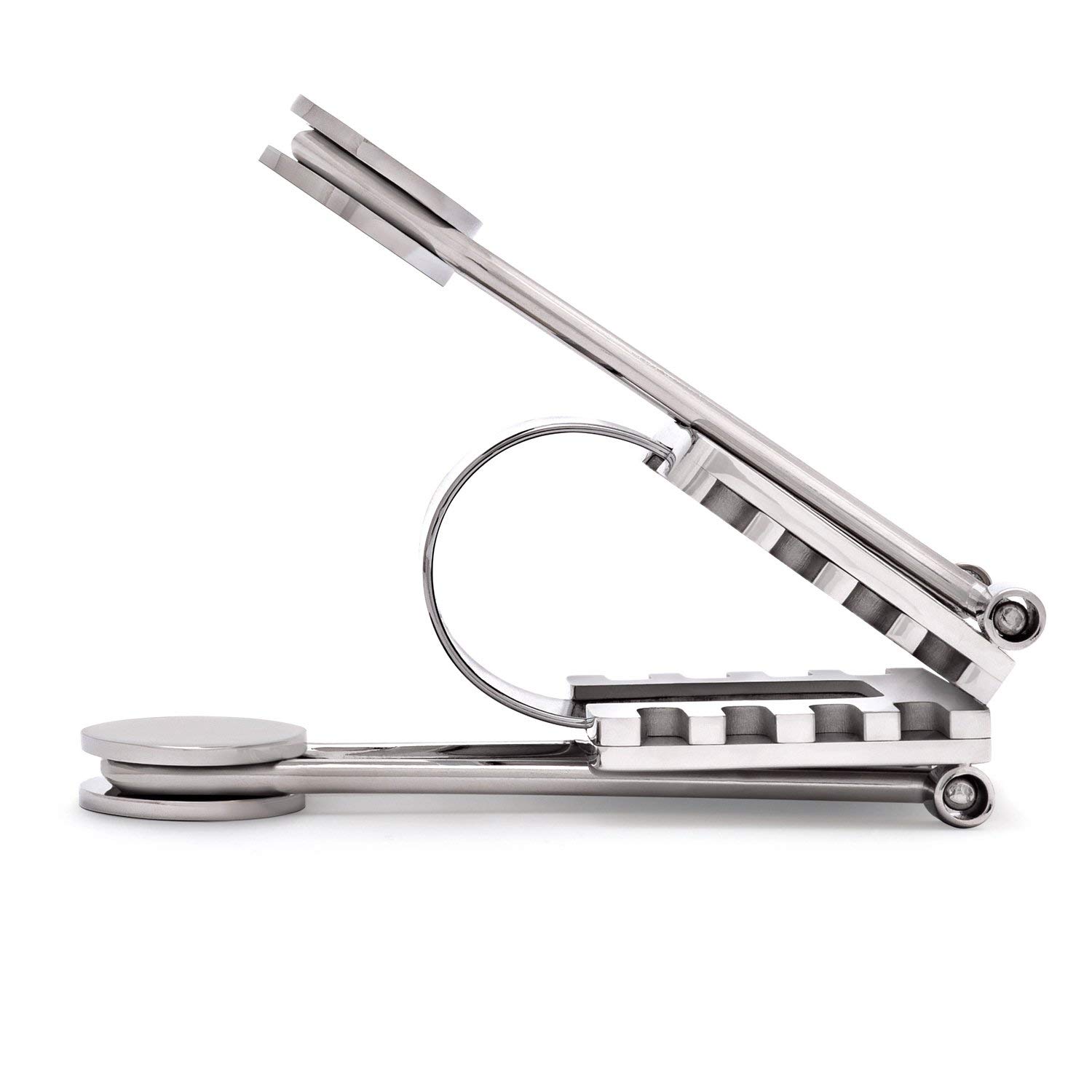 Premium Stainless Steel Money Clip for Men - Slim Minimalist Wallet & Credit Card Holder - Durable Ionic Plated Metal Bill Binder - Perfect for Business, Travel, and Everyday Carry