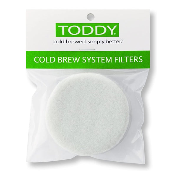 Toddy Cold Brew Coffee Filters - 2 Pack | Reusable & Eco-Friendly | Perfect for Home, Office & Travel Brewing