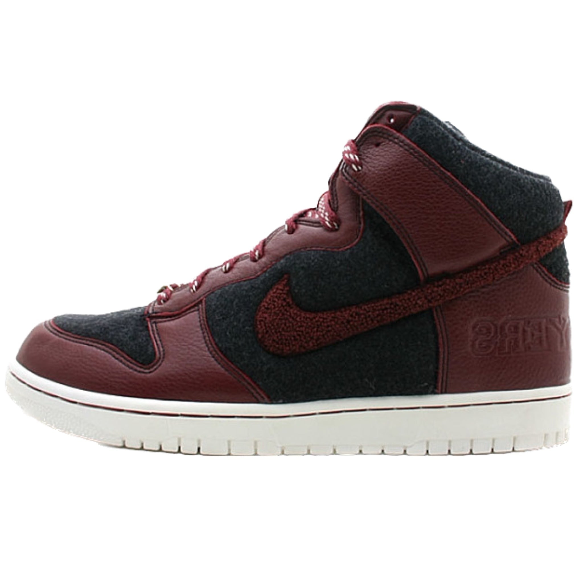 Nike Dunk High Destroyer Sneakers - Black, Red, Earth & Sail Colorway - Stylish & Comfortable Basketball Shoes for Men & Women - Perfect for Streetwear, Casual Wear & Sports