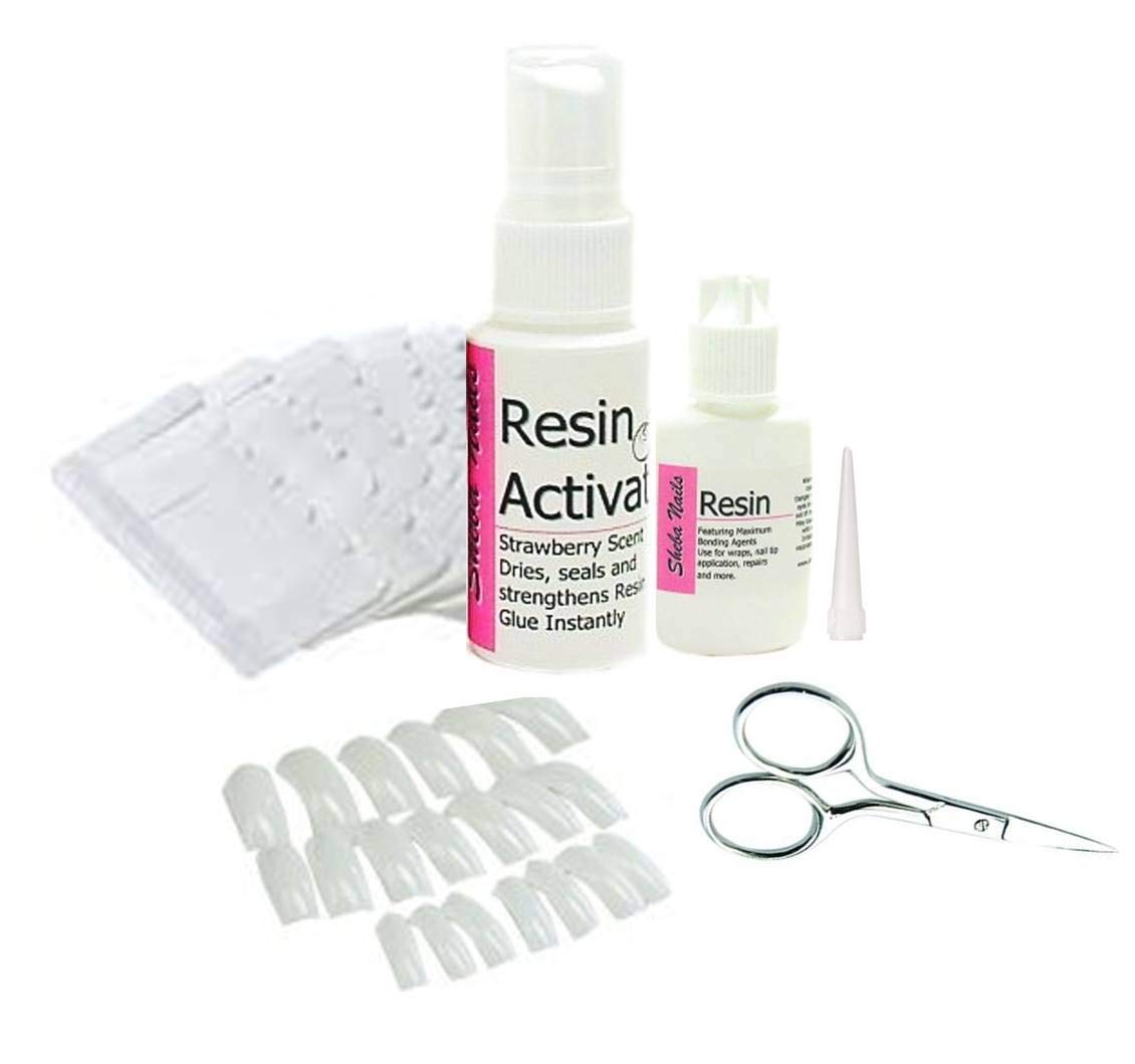 SHEBA NAILS Precut Fiberglass Nail Wrap Kit - Professional Manicure & Pedicure Set for Salon-Quality Nails at Home | Perfect for DIY Nail Art, Gel Polish Application & Nail Extensions