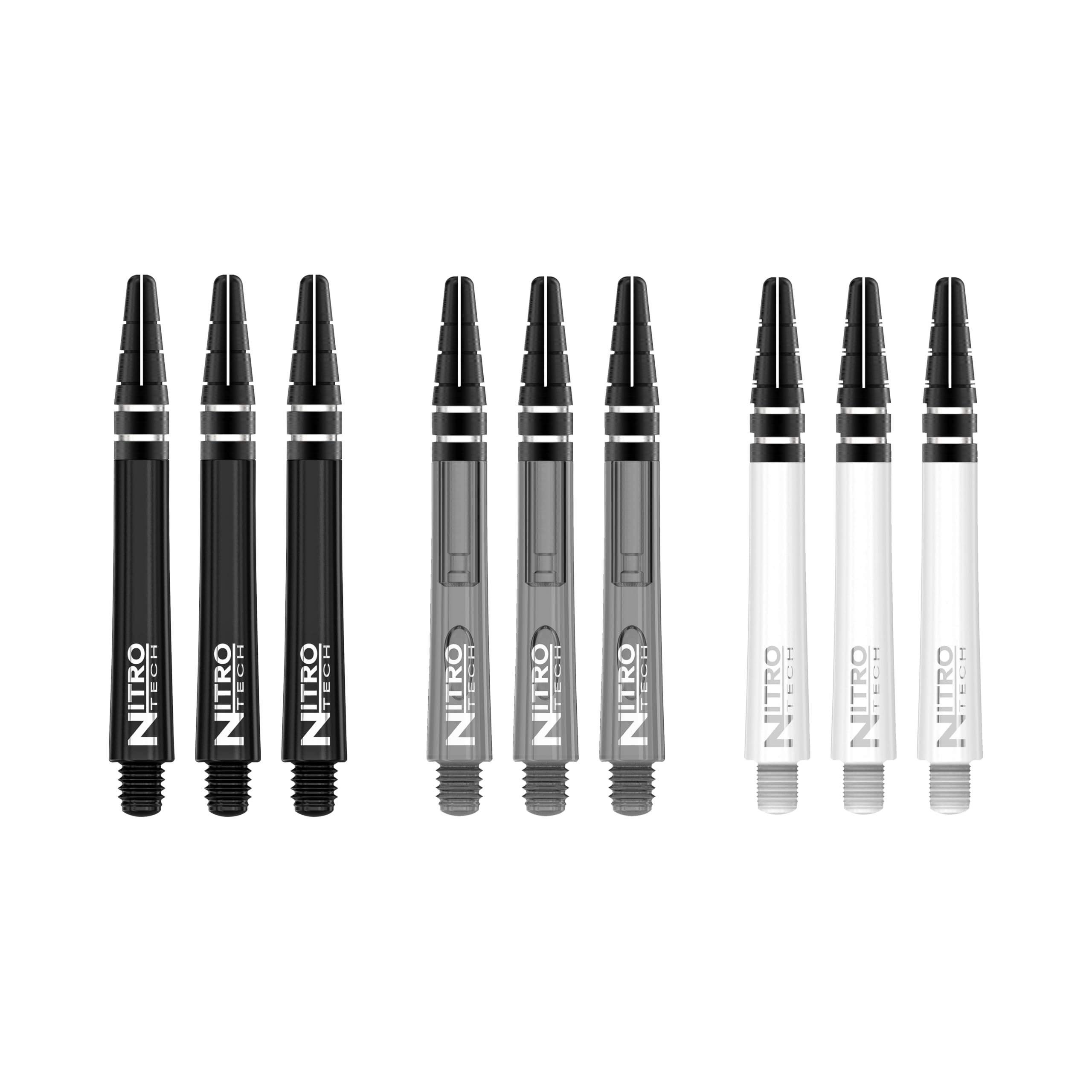Premium Red Dragon Nitrotech Medium Shafts Multipack - High-Quality Darts Shafts for Professional & Casual Players - Perfect for Tournaments, Practice & Home Game Nights
