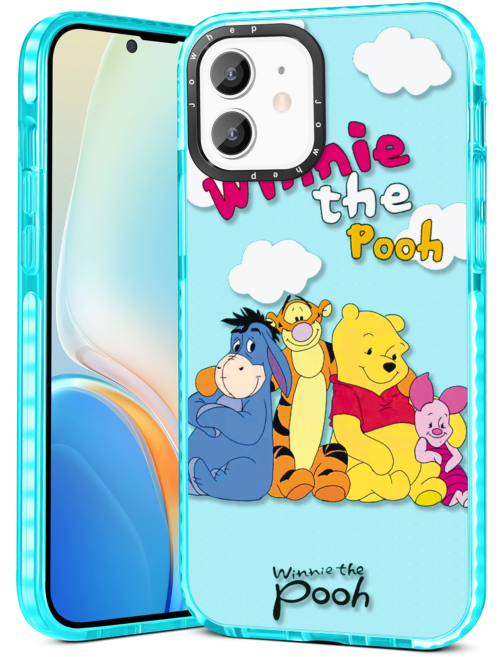 Cute Cartoon Character Shockproof TPU Phone Case for iPhone 11 6.1 Inch - Kawaii Protective Cover for Girls, Boys, Women & Kids | Perfect for School, Work & Everyday Use
