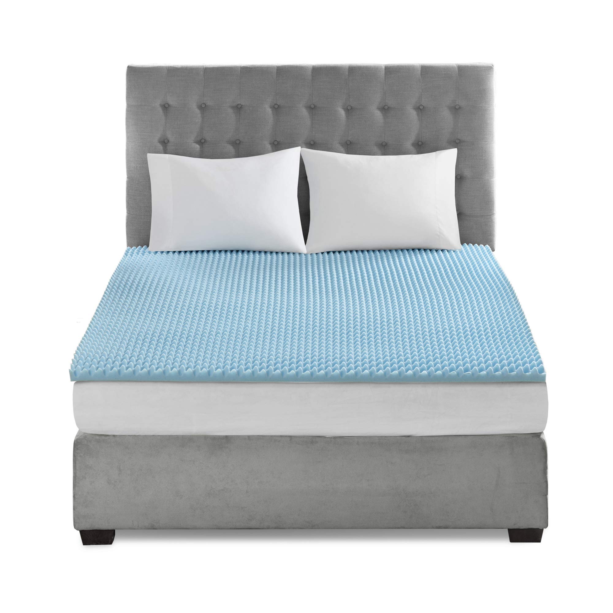 Sleep Philosophy Gel Infused Memory Foam Mattress Topper - 1.5