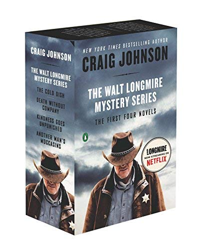 Walt Longmire Mystery Series Box Set - 4 Books: Another Man's Moccasins, Kindness Goes Unpunished, Death Without Company & The Cold Dish | Sheriff Walt Longmire Novels | Perfect for Mystery Lovers & TV Show Fans | Great Gift for Book Clubs & Crime Fiction Enthusiasts
