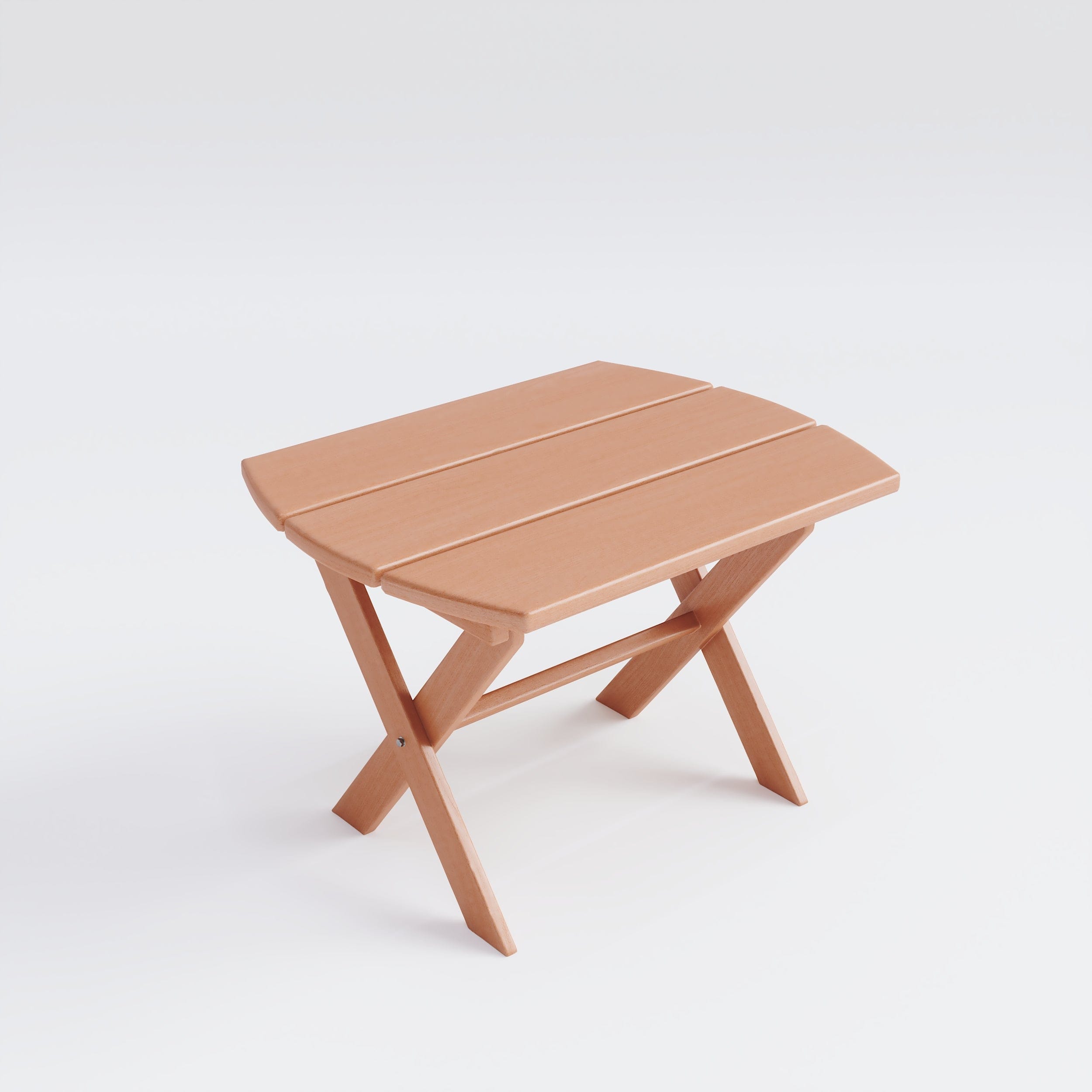 Keystone Amish Co. Composite Folding Oval End Table - Lightweight & Durable Side Table for Living Room, Patio, or Small Spaces - Perfect for Coffee, Books, or Decor