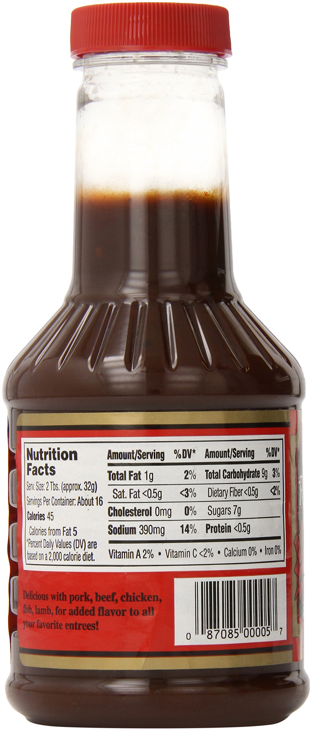 Charlie Vergos Rendezvous Famous Memphis Hot Barbecue Sauce - 18oz Bottle (1lb 2oz) - Spicy BBQ Glaze for Ribs, Wings & Grilling - Authentic Tennessee Flavor