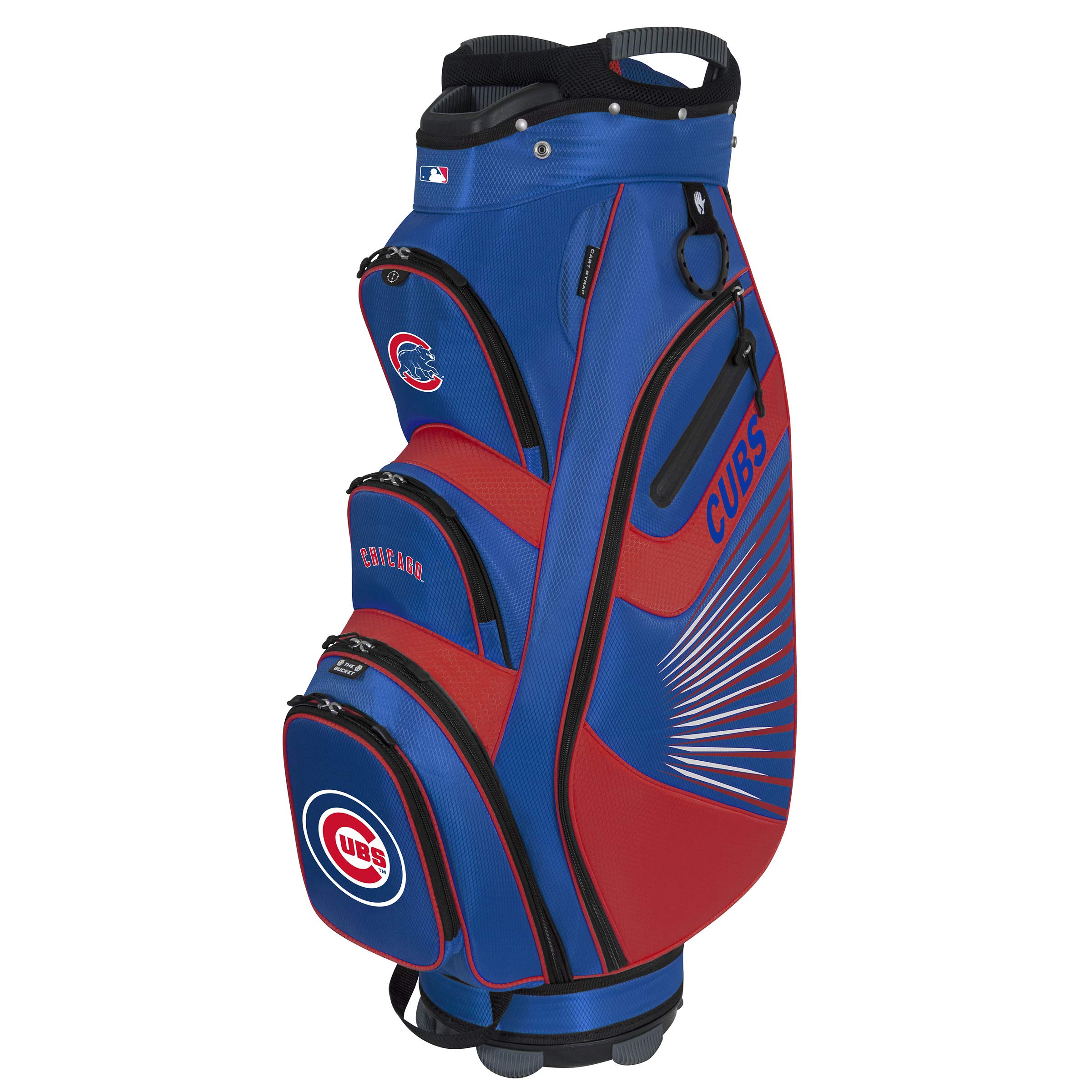 Team Effort MLB The Bucket II Cooler Cart Bag - Insulated Golf Bag with Wheels for Beer & Drinks - Perfect for Golf Outings, Tailgating & Outdoor Events