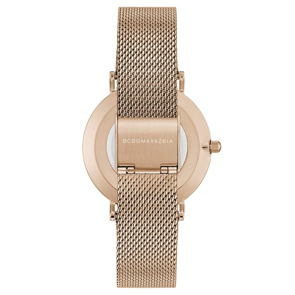 BCBGMAXAZRIA BG50696004 Women's Luxury Watch - Elegant Stainless Steel Bracelet, Water Resistant - Perfect for Office, Party & Special Occasions