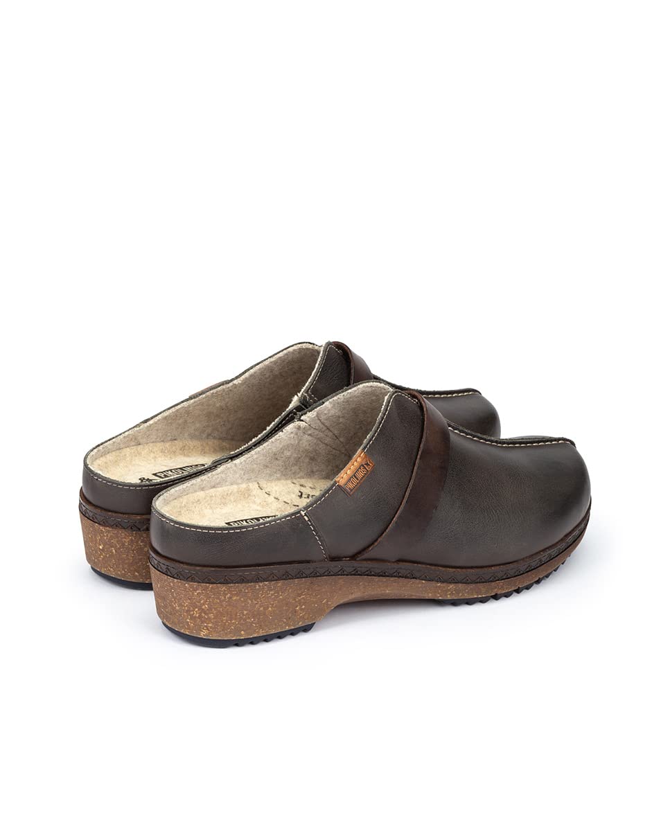 PIKOLINOS Women's Leather Clogs - Comfortable Slip-On Shoes for Casual Wear, Walking & Outdoor Activities