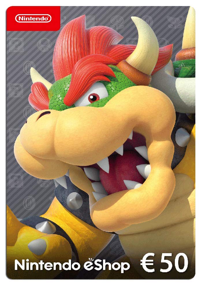 Nintendo eShop Gift Card 50€ | Digital Download Code (EU) | Nintendo Switch | Perfect for Gifting & Game Purchases