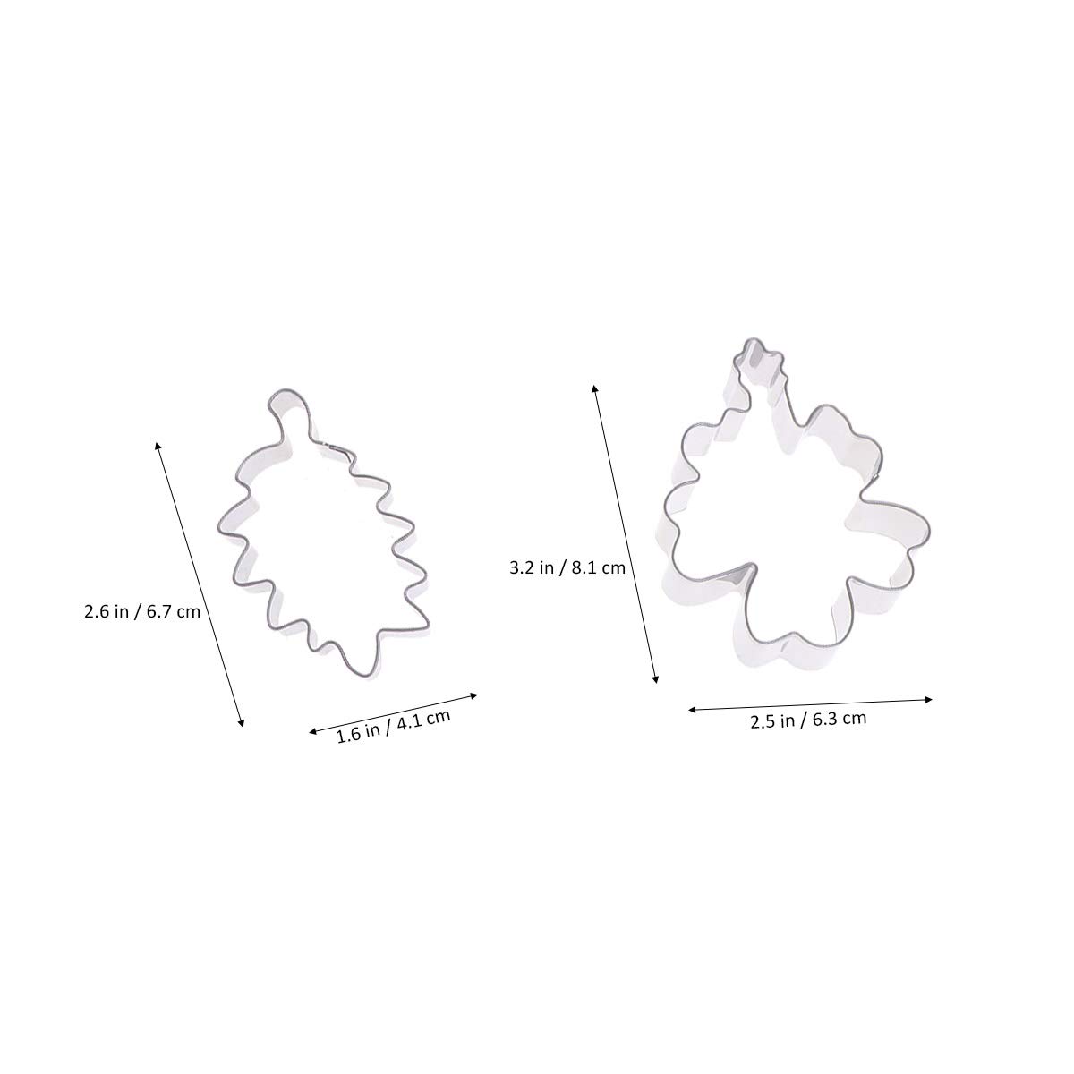 6-Piece Stainless Steel Baking Molds Set - 430 Fondant & Cake Decorating Tools for DIY Desserts, Cupcakes, Cookies - Perfect for Home Baking, Party Treats & Professional Pastry Making