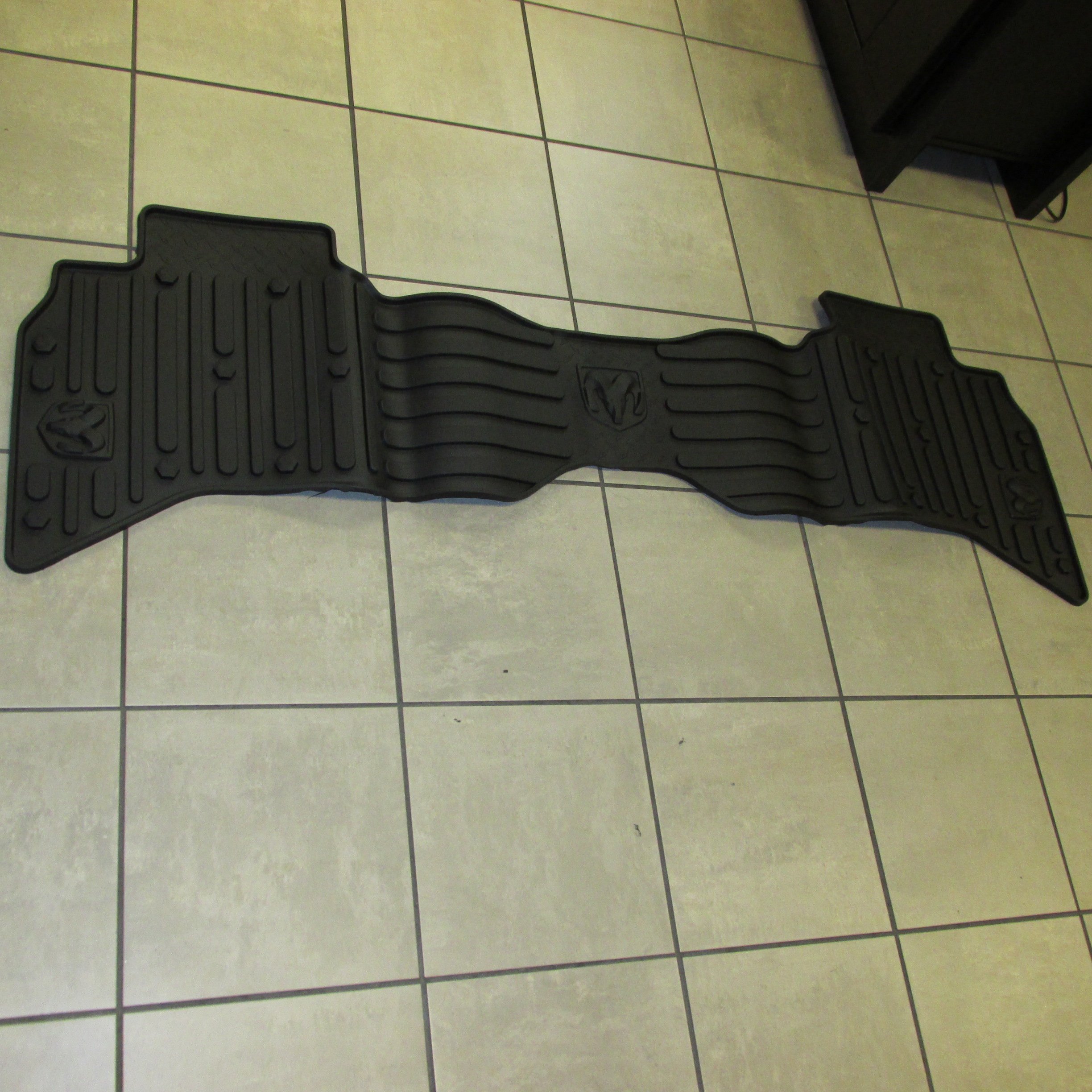 Mopar 82213406 Black All-Weather Floor Mats for Jeep Wrangler & Gladiator - Durable, Non-Slip Car Floor Liners for Off-Road, Snow, Mud & Rain Protection