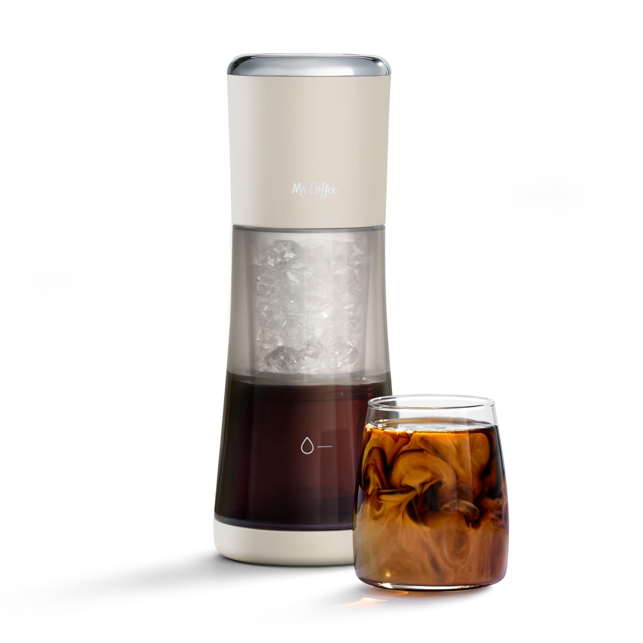 Mr. Coffee® Express Cold Brew Coffee Maker - 10-Minute Fast Brewing Iced Coffee Machine with Oat Milk Compatibility | Perfect for Home, Office & Outdoor Use