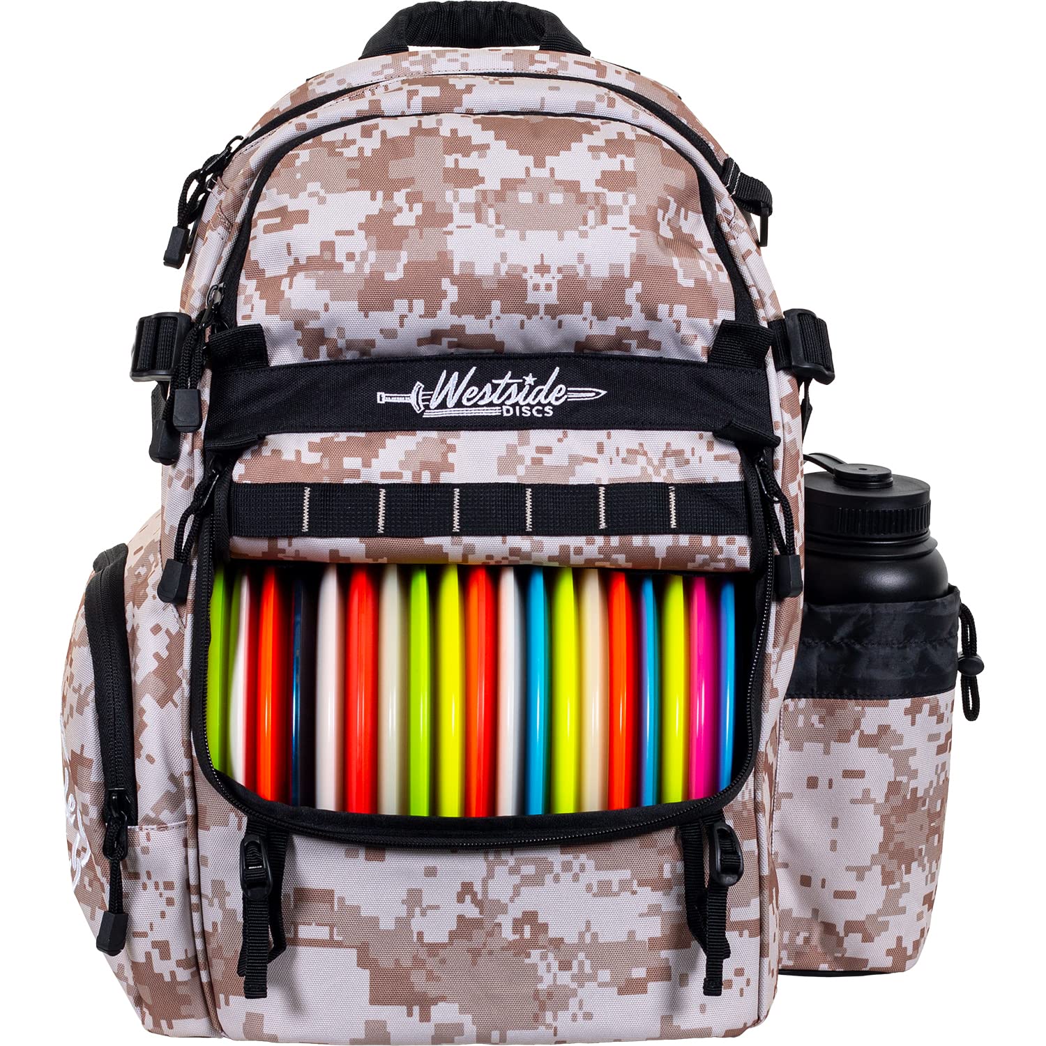 Westside Discs Refuge Disc Golf Backpack - Durable 18+ Disc Frisbee Golf Bag for All Skill Levels | Lightweight & Spacious Storage | Perfect for Tournaments, Practice & Outdoor Adventures