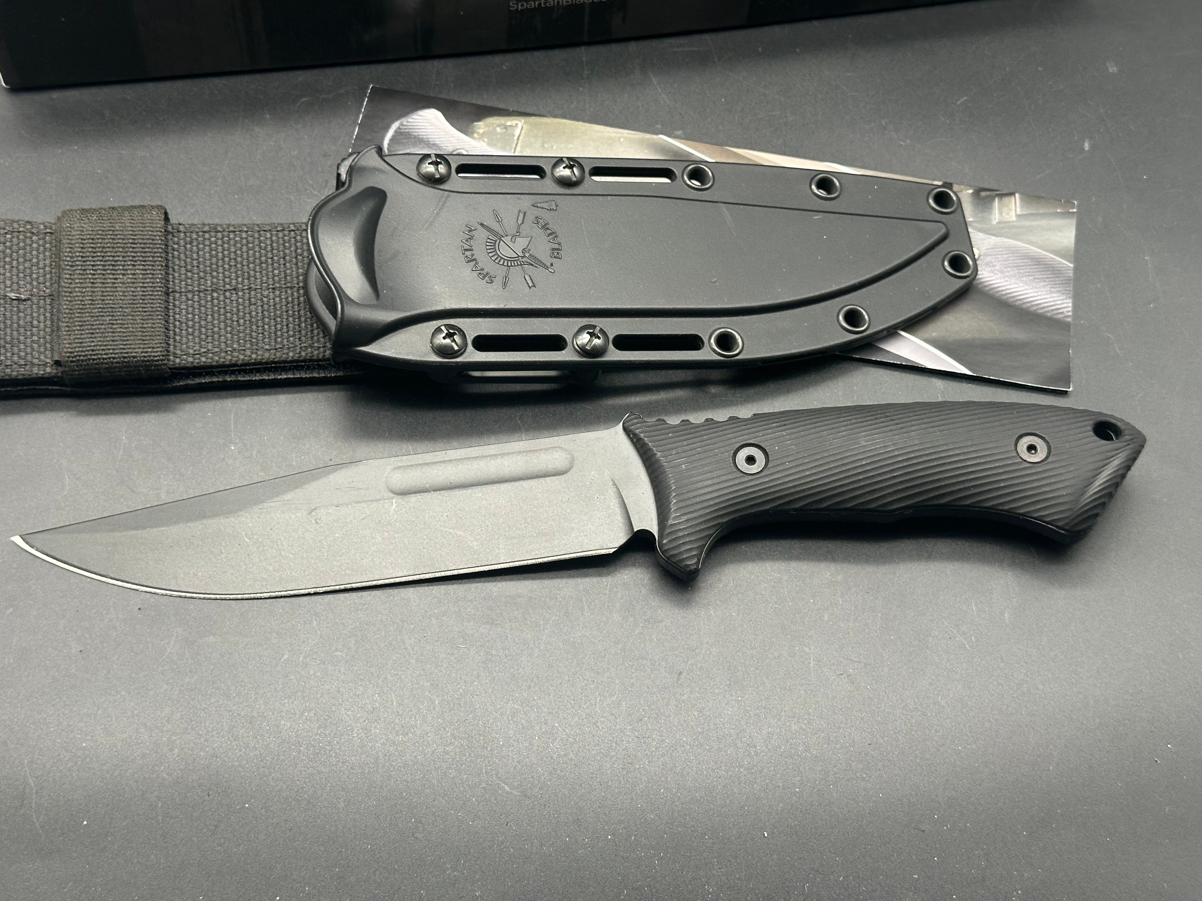 Spartan Blades Harsey Fighter Fixed Blade Knife - 6.1