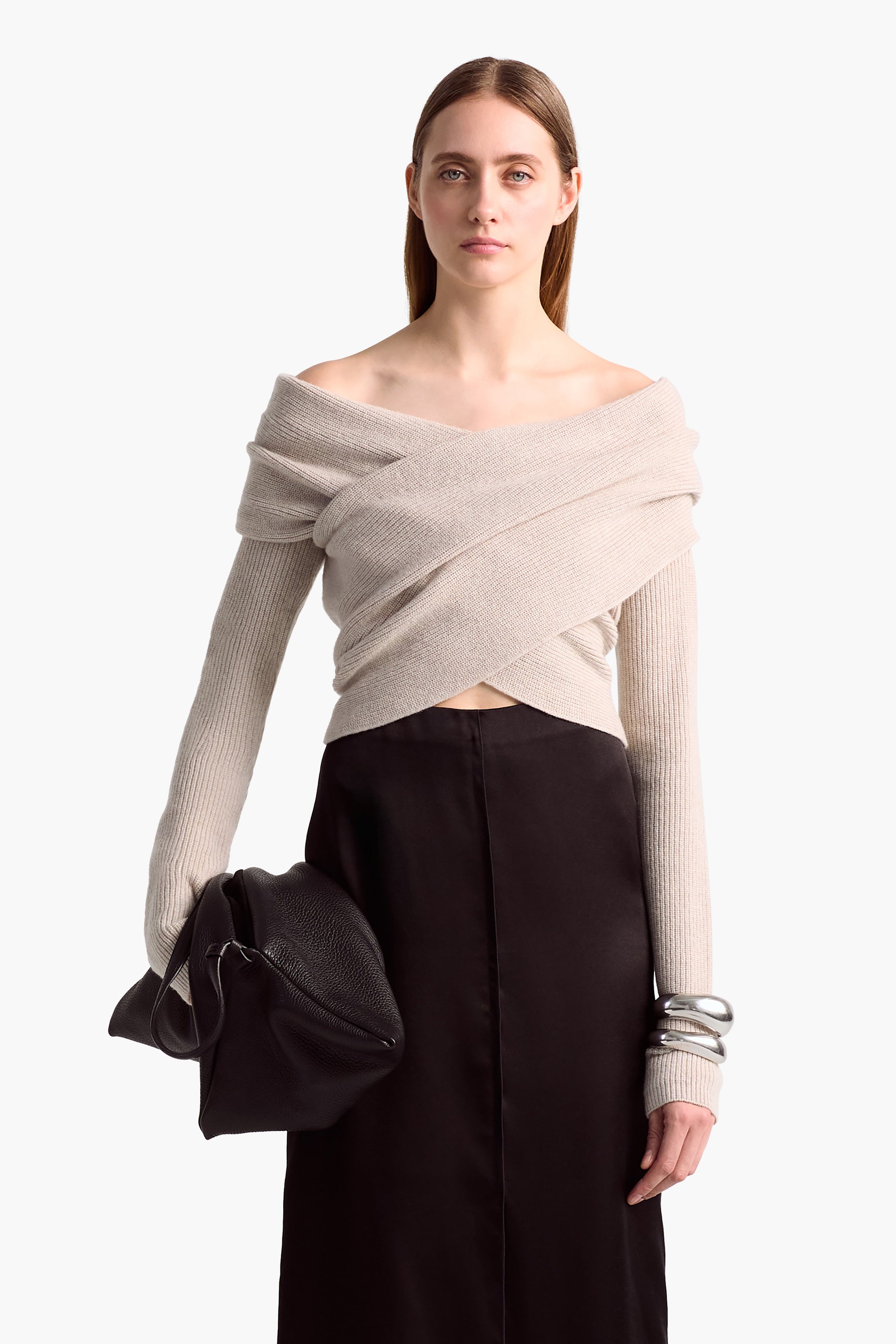 Elegant Mimi Sweater in Ivory - Soft & Cozy Women's Knit Pullover for Fall & Winter | Perfect for Casual Outfits & Office Wear