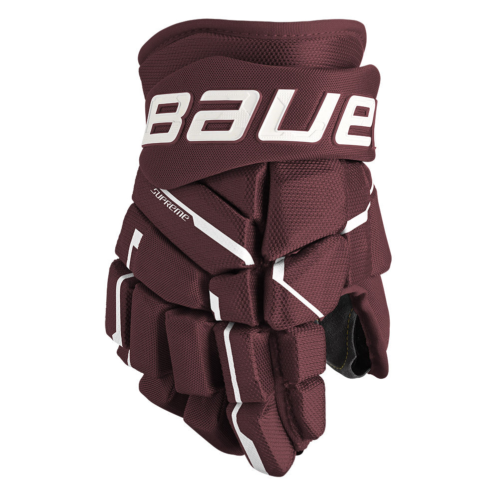 Bauer Supreme M5 Pro Junior Ice Hockey Gloves - Youth Hockey Gloves for Boys & Girls - Protective Gear for Ice Skating & Hockey Practice - Perfect for Games, Training & Winter Sports