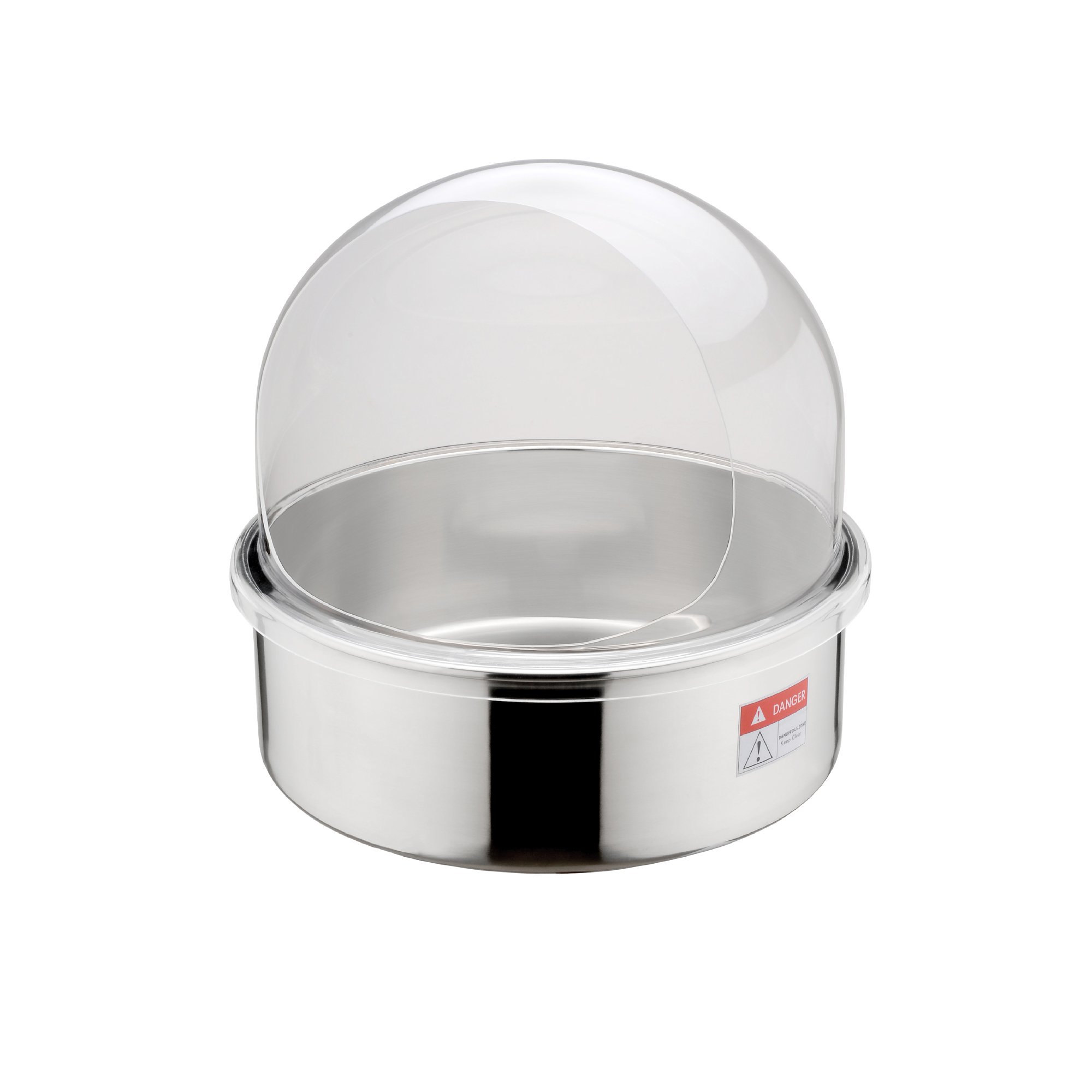 21-inch Clear Plastic Cotton Candy Dome Cover with Opening for Floss Spinning - Replacement Part for Great Northern Popcorn Machines | Perfect for Carnival, Fair & Home Cotton Candy Making