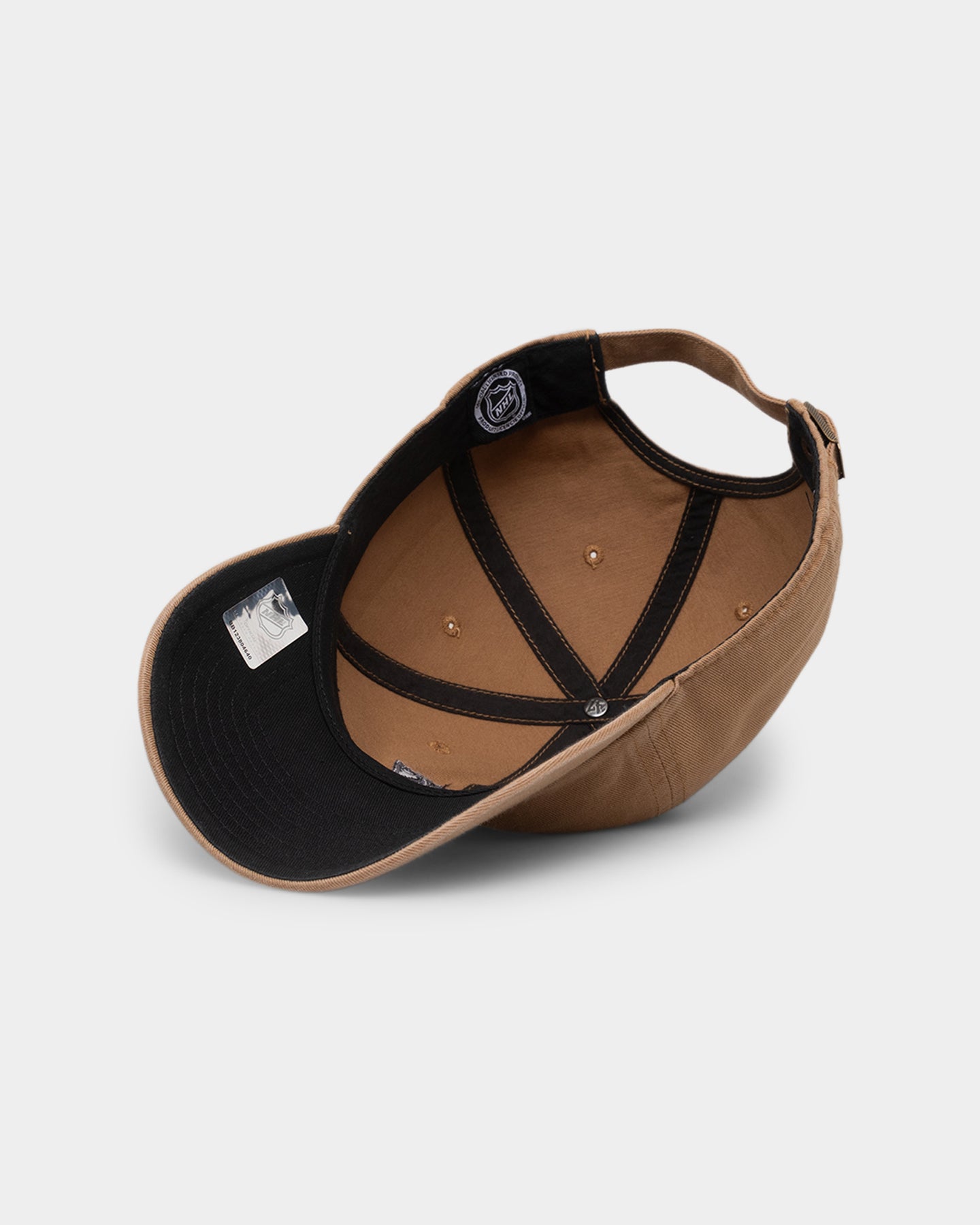 47 Brand Anaheim Ducks '47 Clean Up Adjustable Strapback Hat - Camel Color - Official NHL Team Logo - Perfect for Game Day & Casual Wear