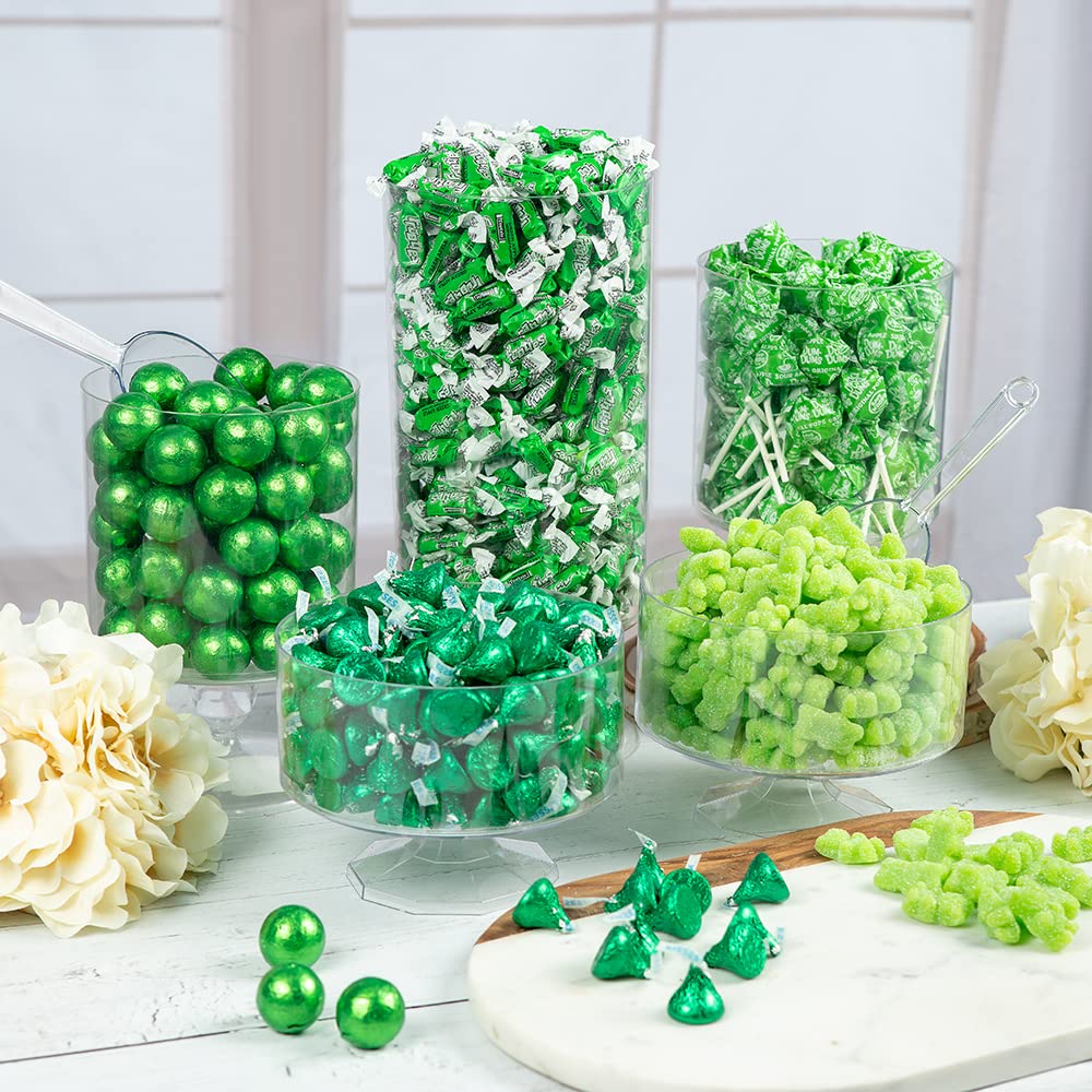 Green Candy Table (Approx 9lbs) - Bulk Candy Buffet Supplies for Weddings, Birthdays & Party Decorations
