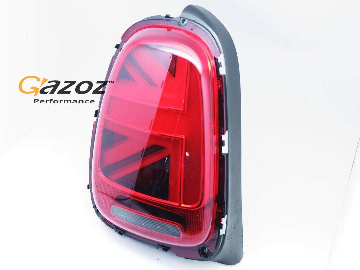 LED Tail Lights for 2014-2018 Mini Cooper F56 - UK Union Jack Design with Red Lens - Perfect for Car Customization & Night Driving Safety