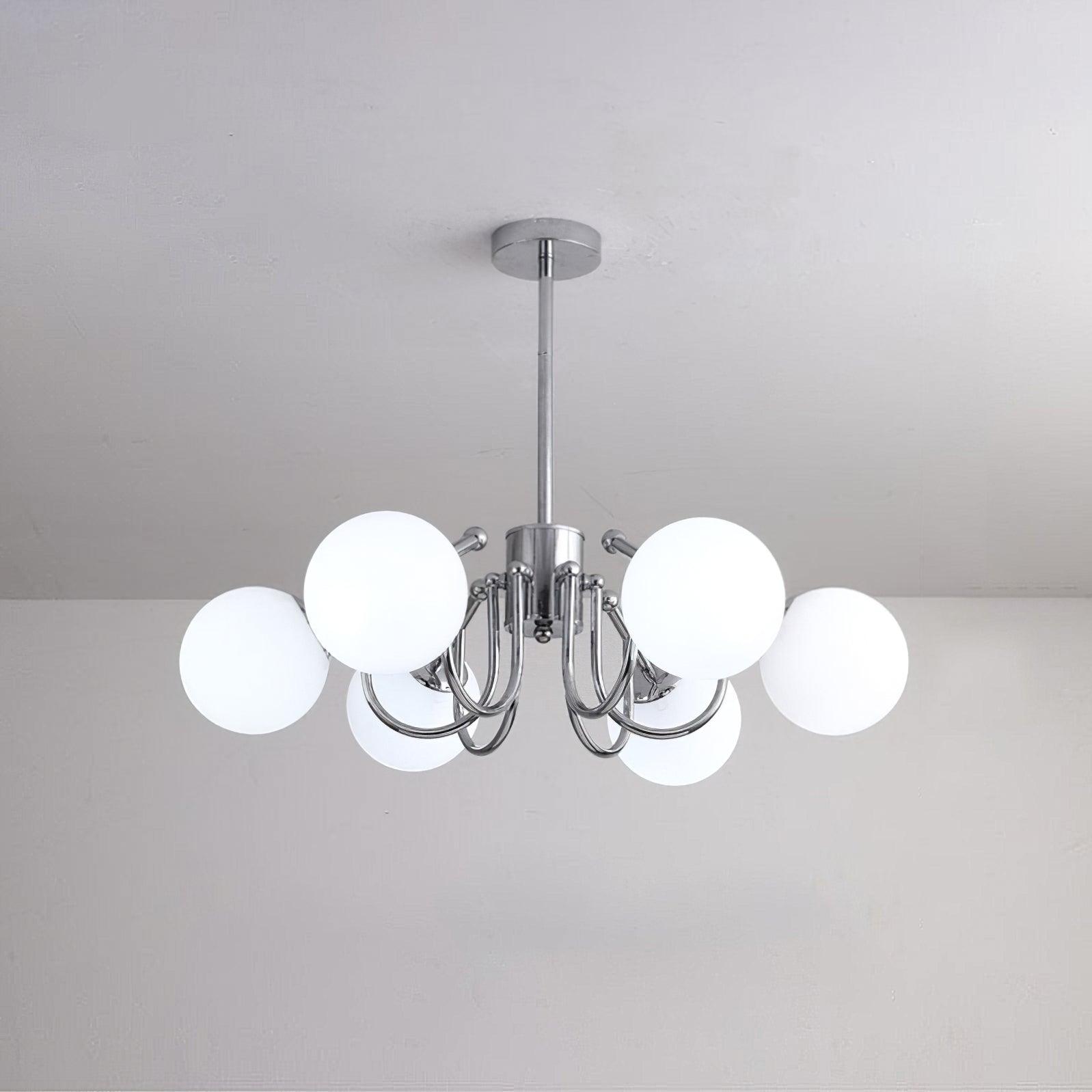 Bianca Chandelier - Elegant Crystal Ceiling Light Fixture for Dining Room, Living Room & Bedroom | Perfect for Home Decor & Interior Design