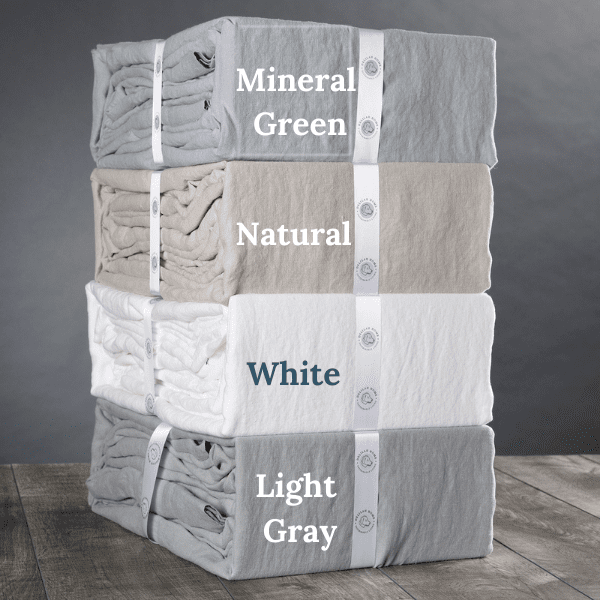 Delilah Home Organic Hemp Duvet Cover Set - Breathable & Hypoallergenic Bedding for All Seasons - Perfect for Eco-Friendly & Allergy-Sensitive Sleepers