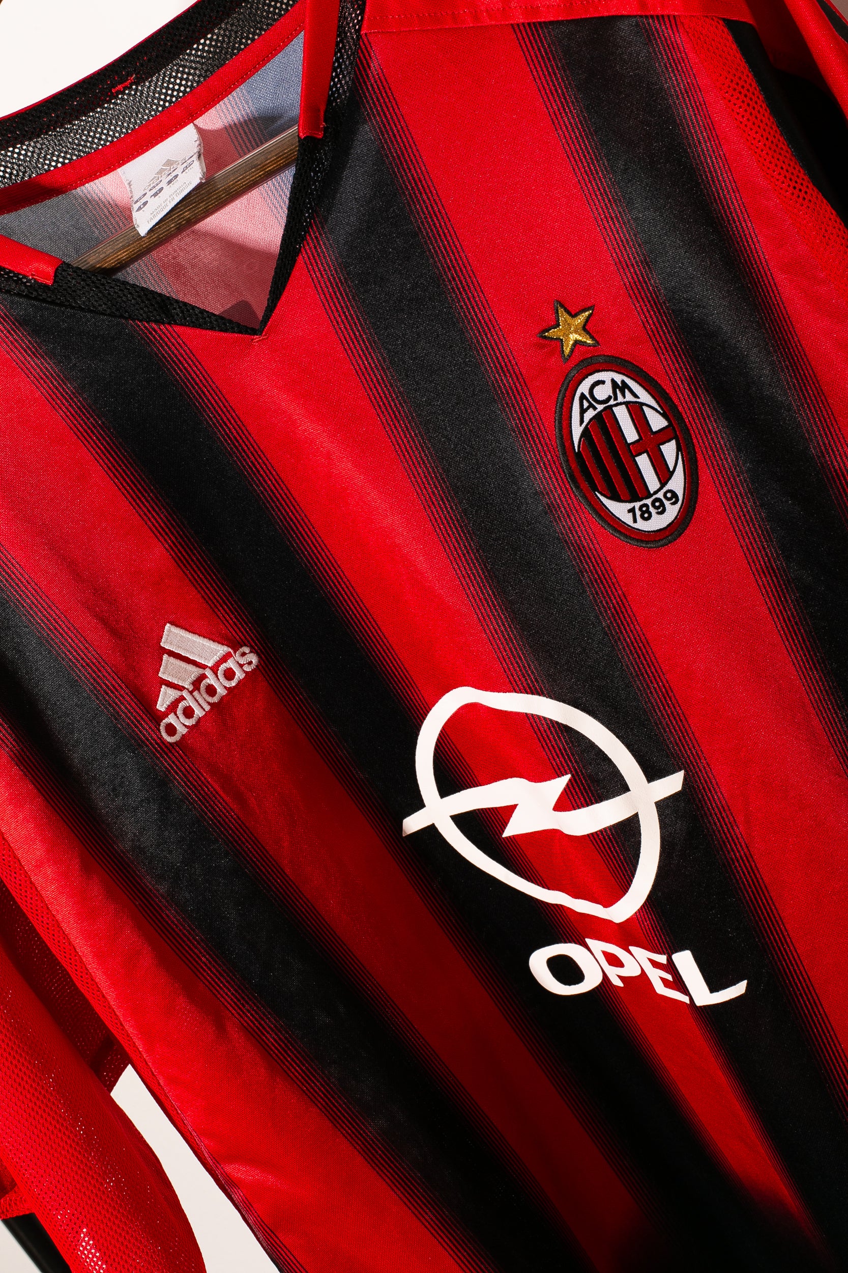 2004 AC Milan Home Jersey #3 Paolo Maldini - Authentic Soccer Shirt (Size L) - Perfect for Fans, Collectors & Match Days