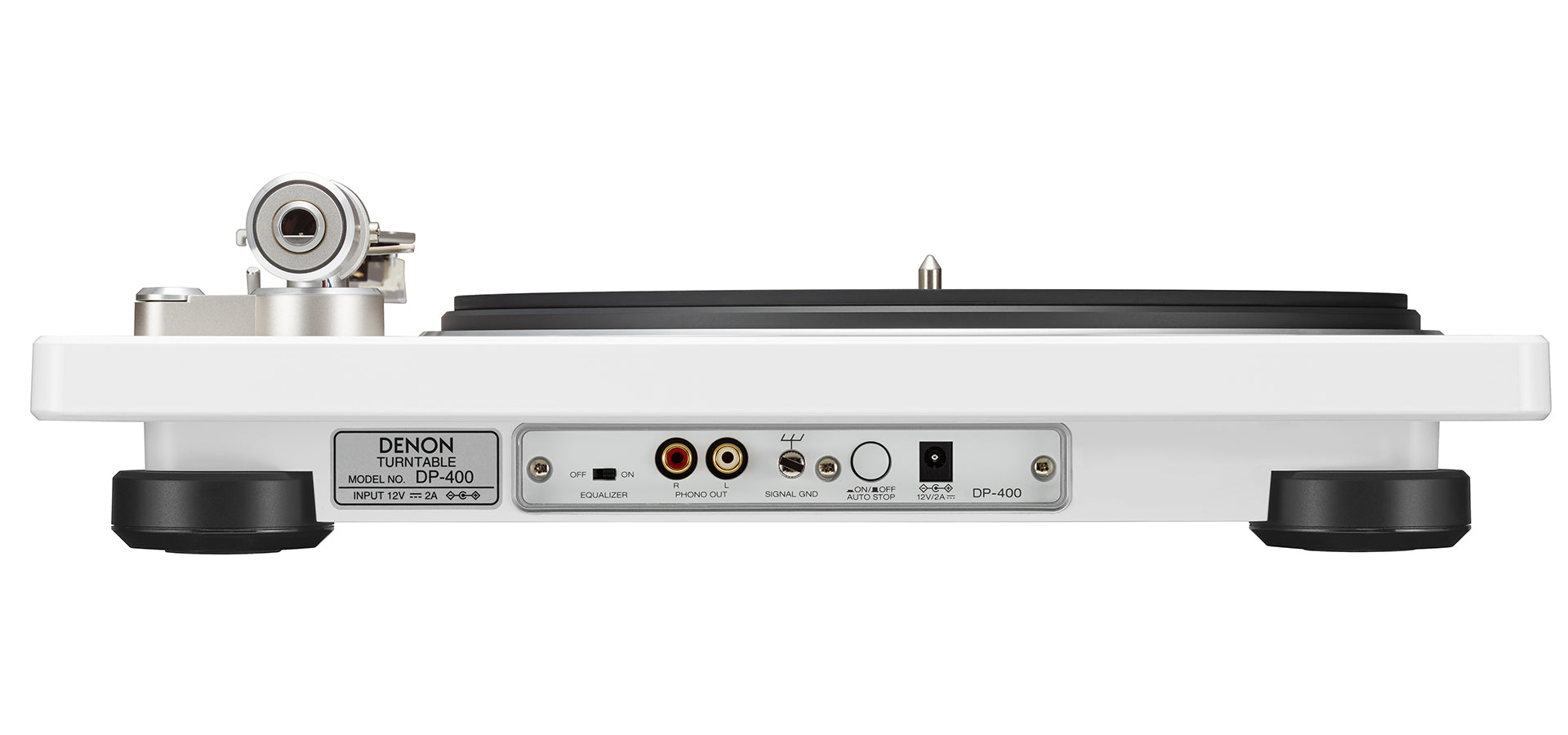 Denon DP-400 High Fidelity Automatic Turntable with Speed Sensor - Perfect for Vinyl Record Lovers & Home Audio Systems