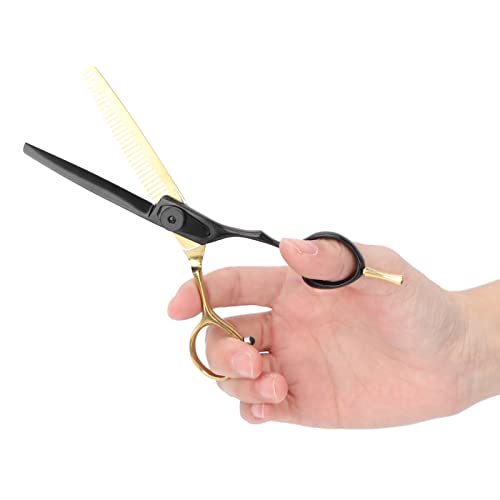 Professional Stainless Steel Hair Cutting Scissors - Barber Shears for Precision Haircuts at Home & Salon | Durable Blending & Thinning Shears (Tooth Scissors) | Perfect for Stylists, DIY Trims & Hairdressing