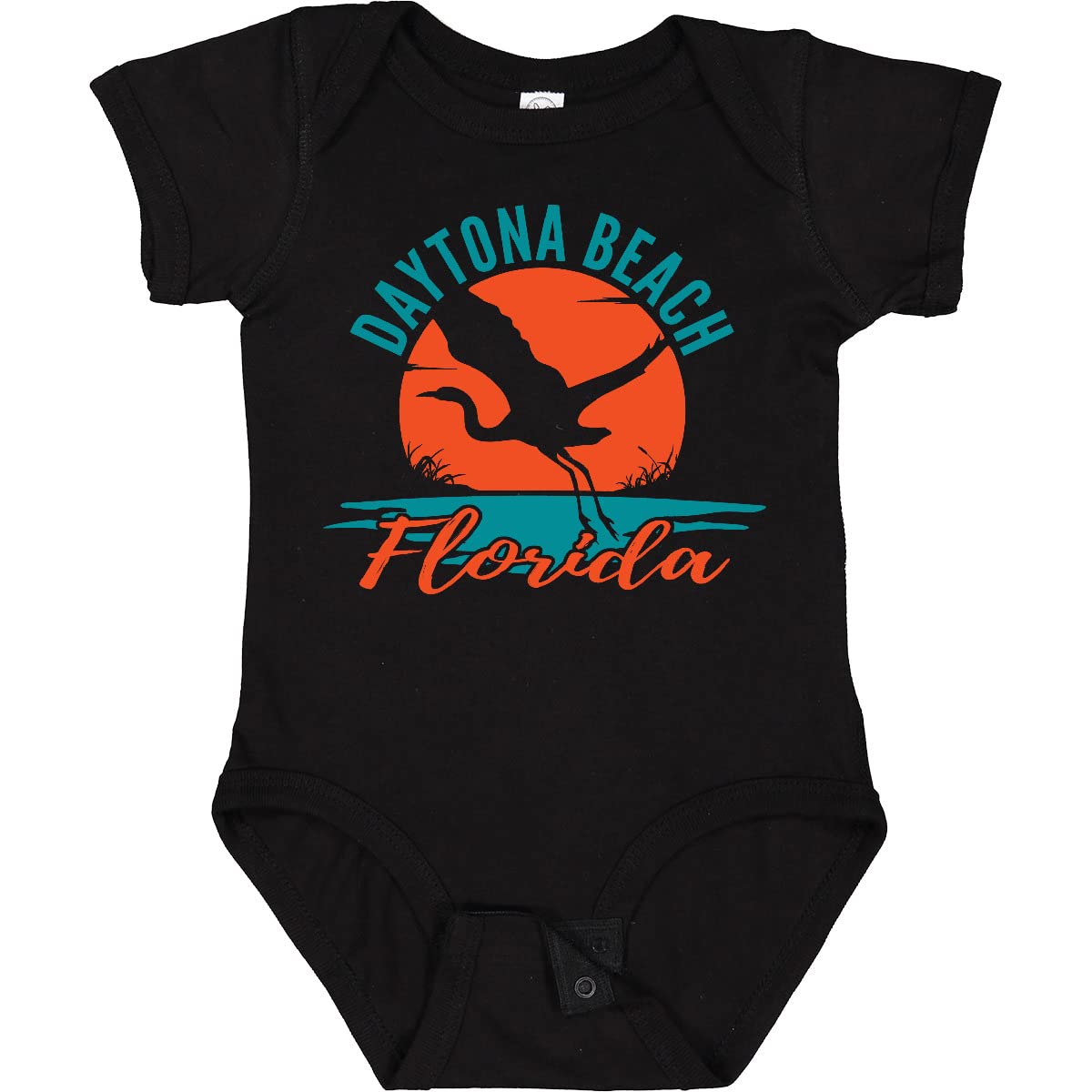 Inktastic Daytona Beach Florida Vacation Trip Baby Bodysuit - Cute Outfit for Beach Holidays, Family Trips & Photo Shoots