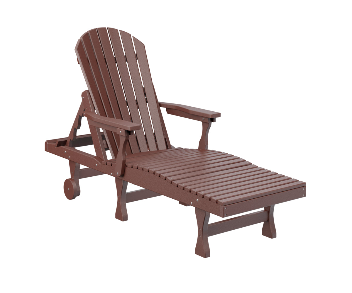 Berlin Gardens Comfo Back Chaise Lounge - Premium Outdoor Patio Furniture for Relaxing, Sunbathing & Poolside Lounging