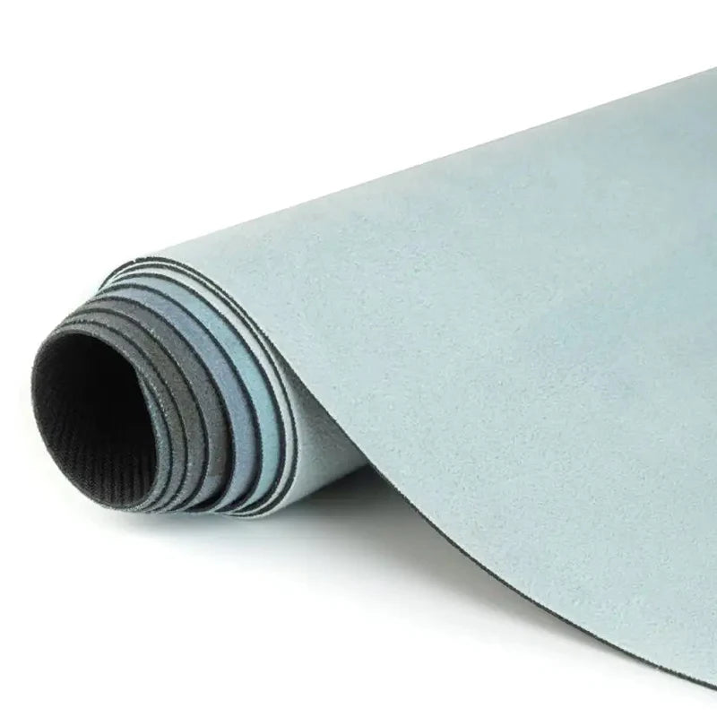Premium Foldable Travel Yoga Mat - Non-Slip Natural Rubber Suede Exercise Mat for Yoga, Pilates & Gym - Perfect for Home Workouts, Outdoor Activities & Travel
