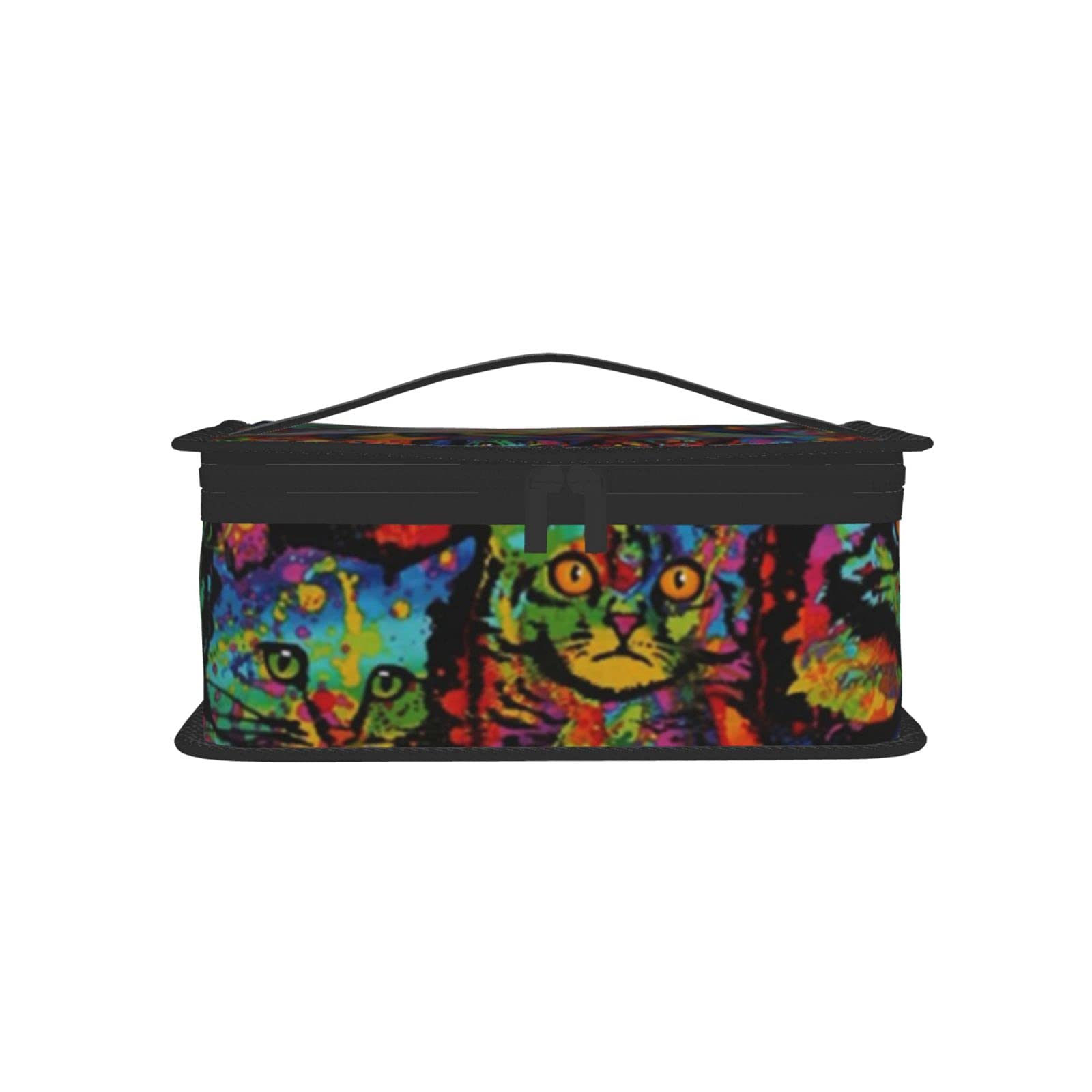 Insulated Cat-Themed Lunch Box for Men, Women & Kids - Portable Thermal Snack Bag for Work, School & Outdoor Activities | Perfect for Office, Picnics & Travel