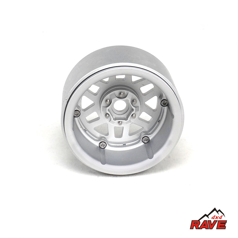 1PC RAVE 4X4 Metal 2.2in Wheel Hub for 1/10 SCX10 D90 RC Crawler Car - Heavy Duty Off-Road Remote Control Climbing Vehicle Accessory (Optional Versions Available) - Perfect for Rock Crawling, Trail Adventures & RC Car Upgrades